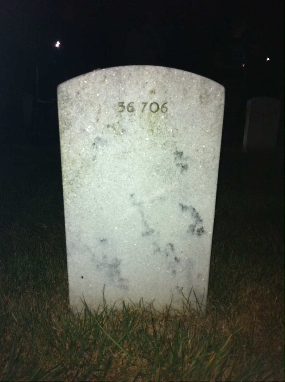 Back of headstone — Beatrice Armstrong