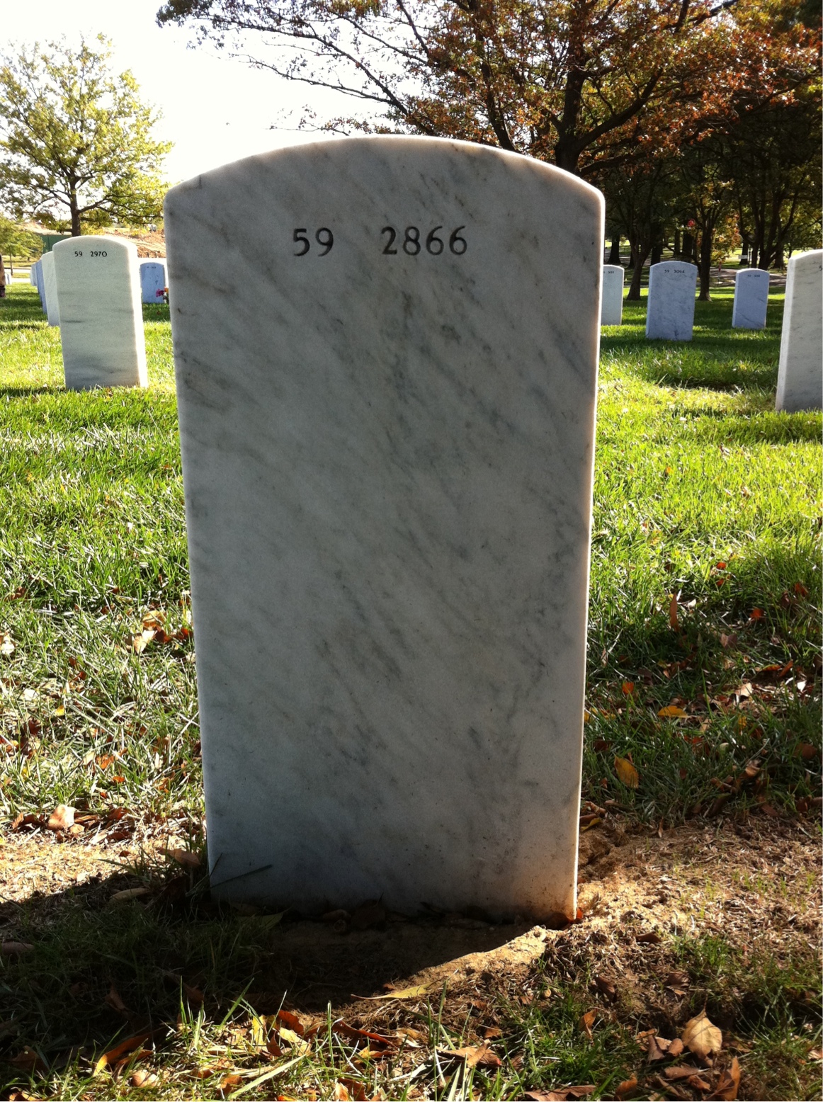 Back of headstone — William Clingempeel