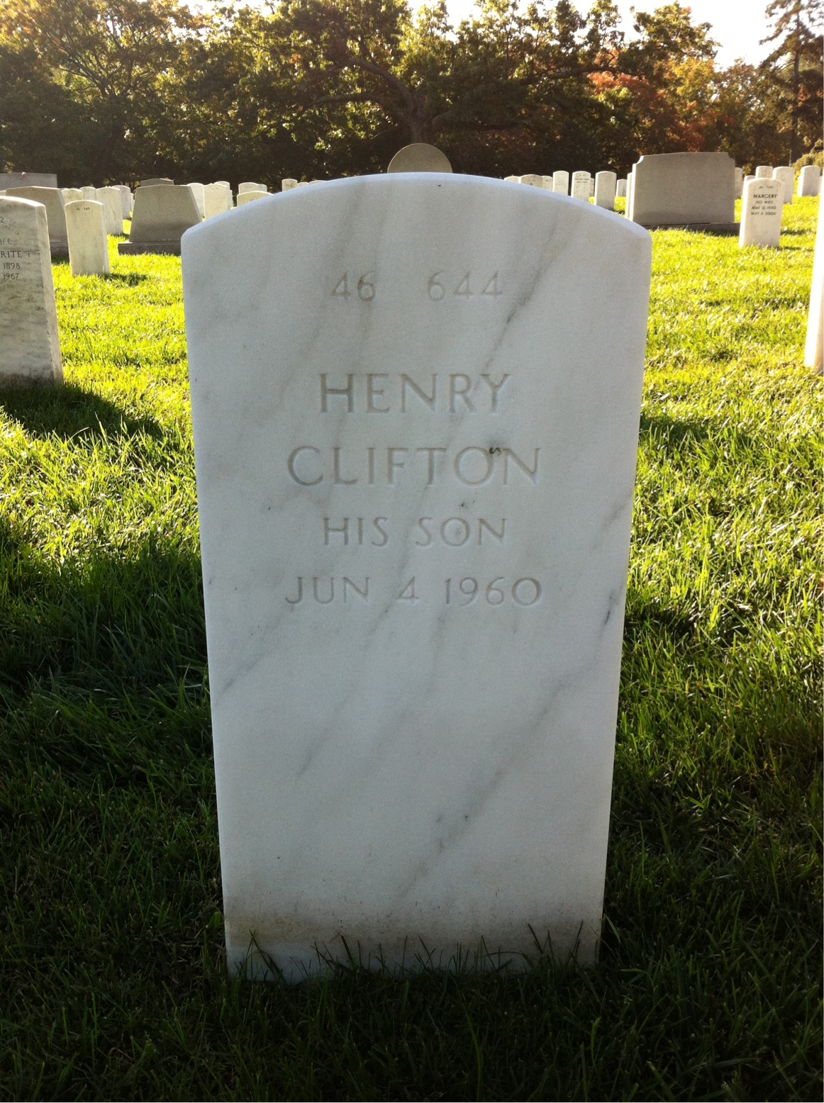Back of headstone — Rowland Murphy