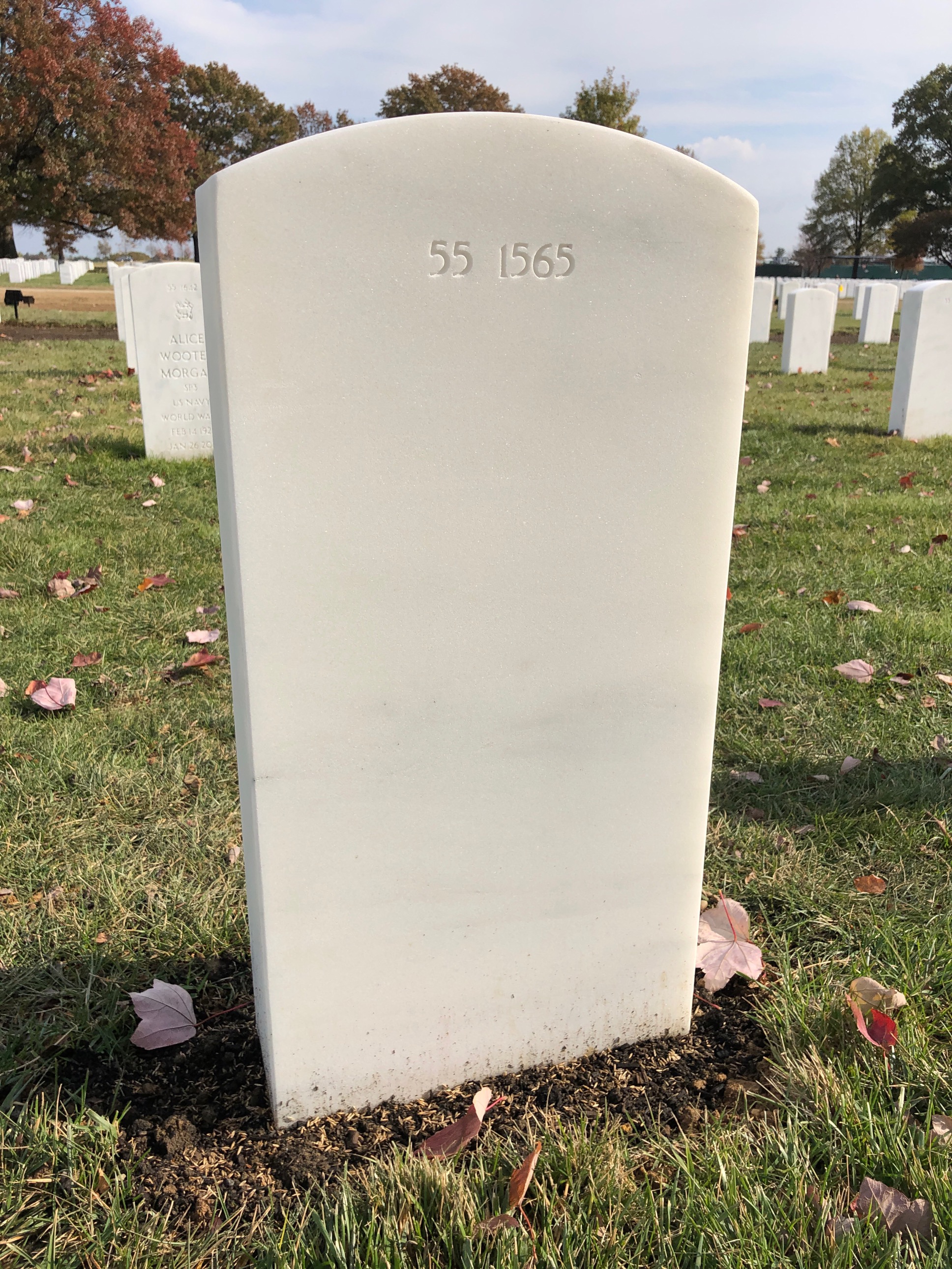Back of headstone — Trudy Lee Caldwell