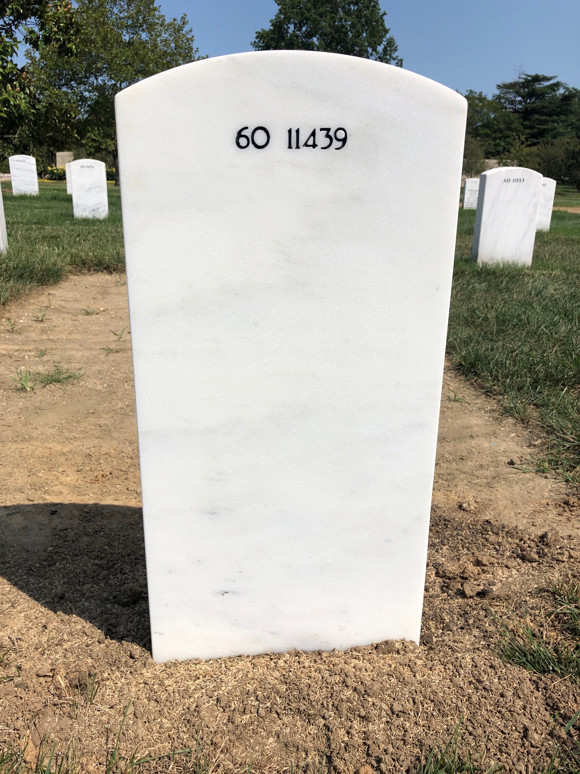 Back of headstone — Rory Hamill