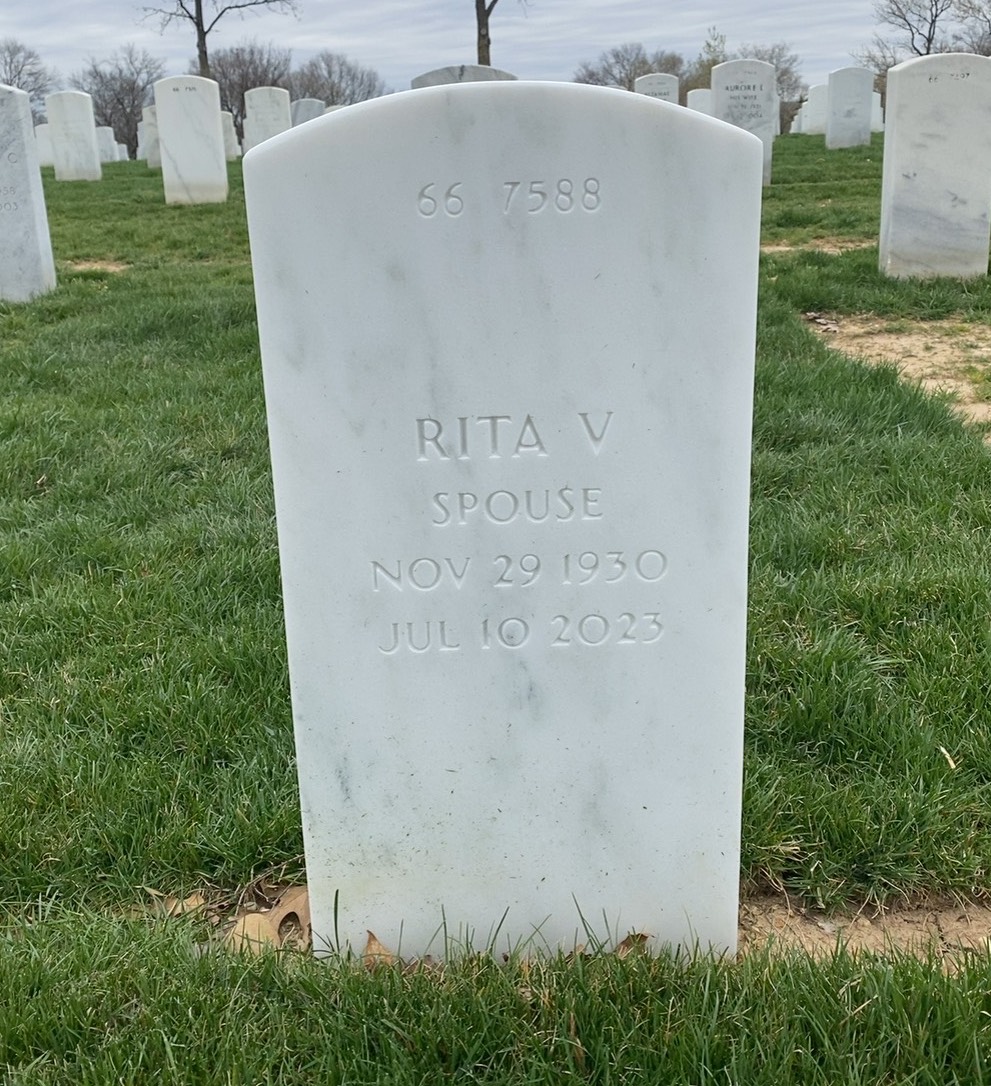 Back of headstone — John Sweeney