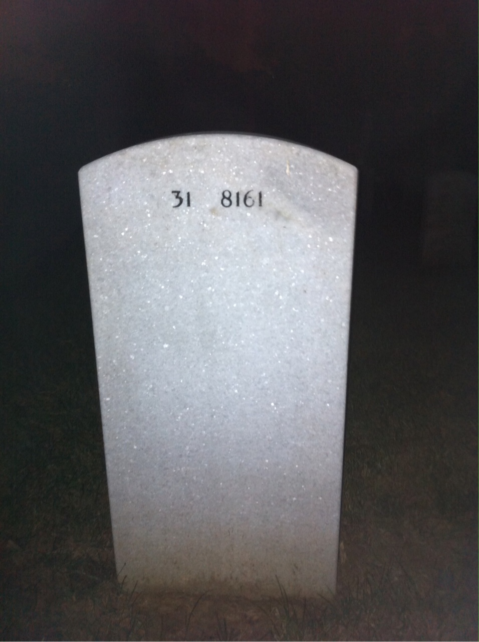 Back of headstone — Joseph Priestley