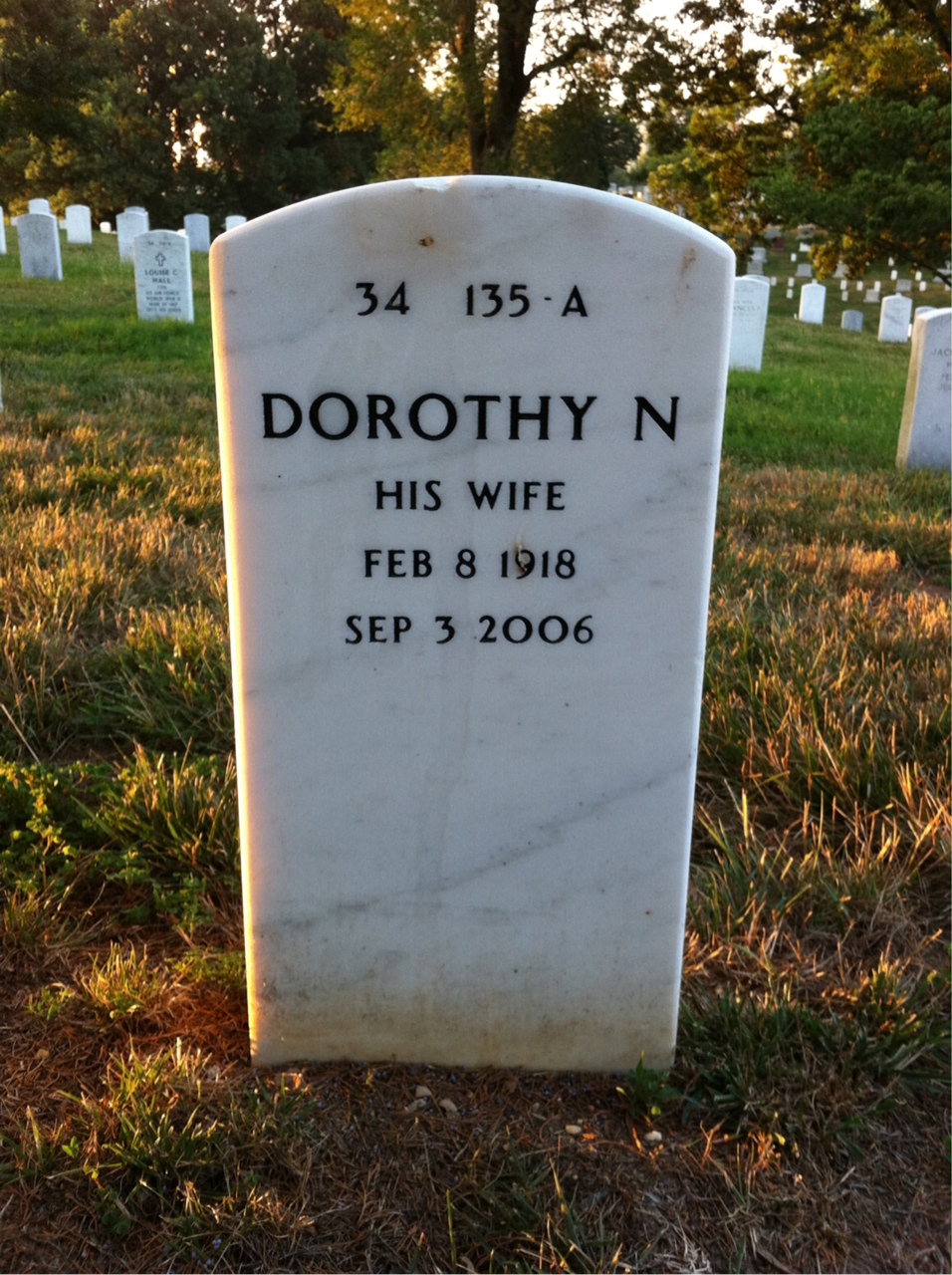 Back of headstone — Paul Scheidecker