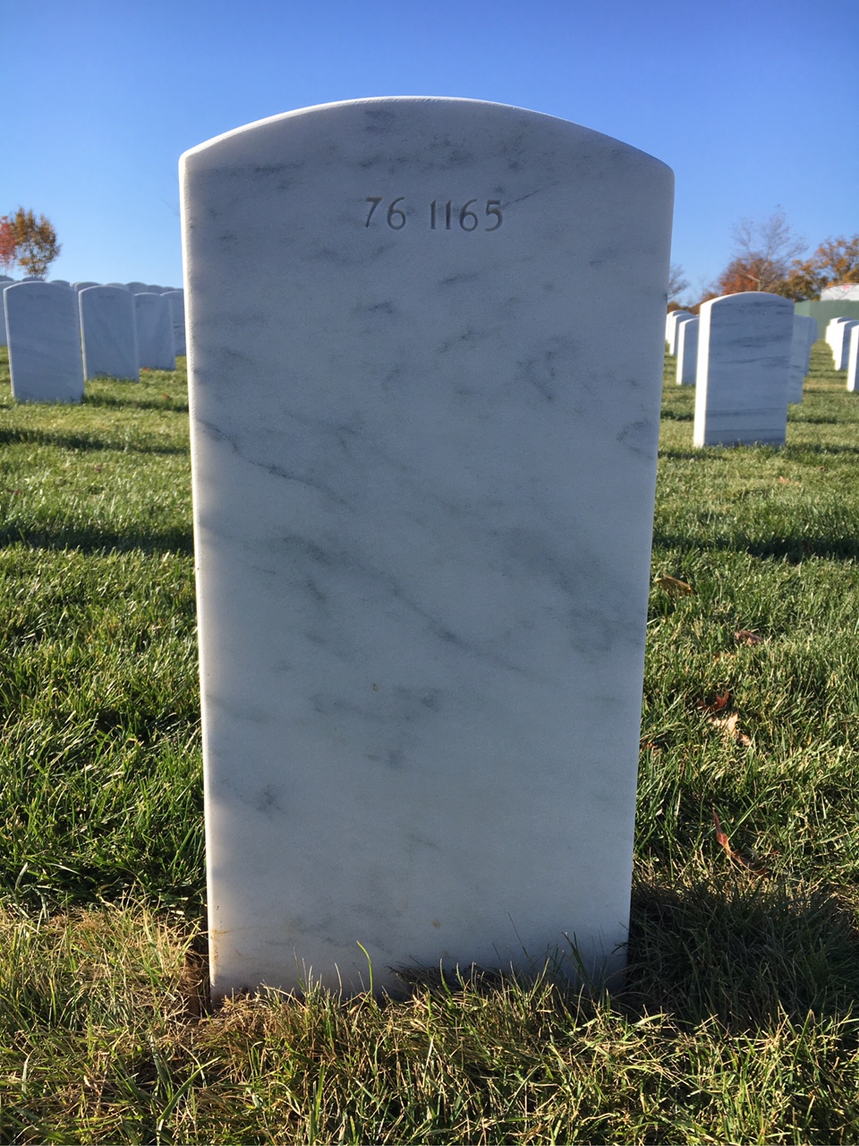 Back of headstone — Thomas Mosley