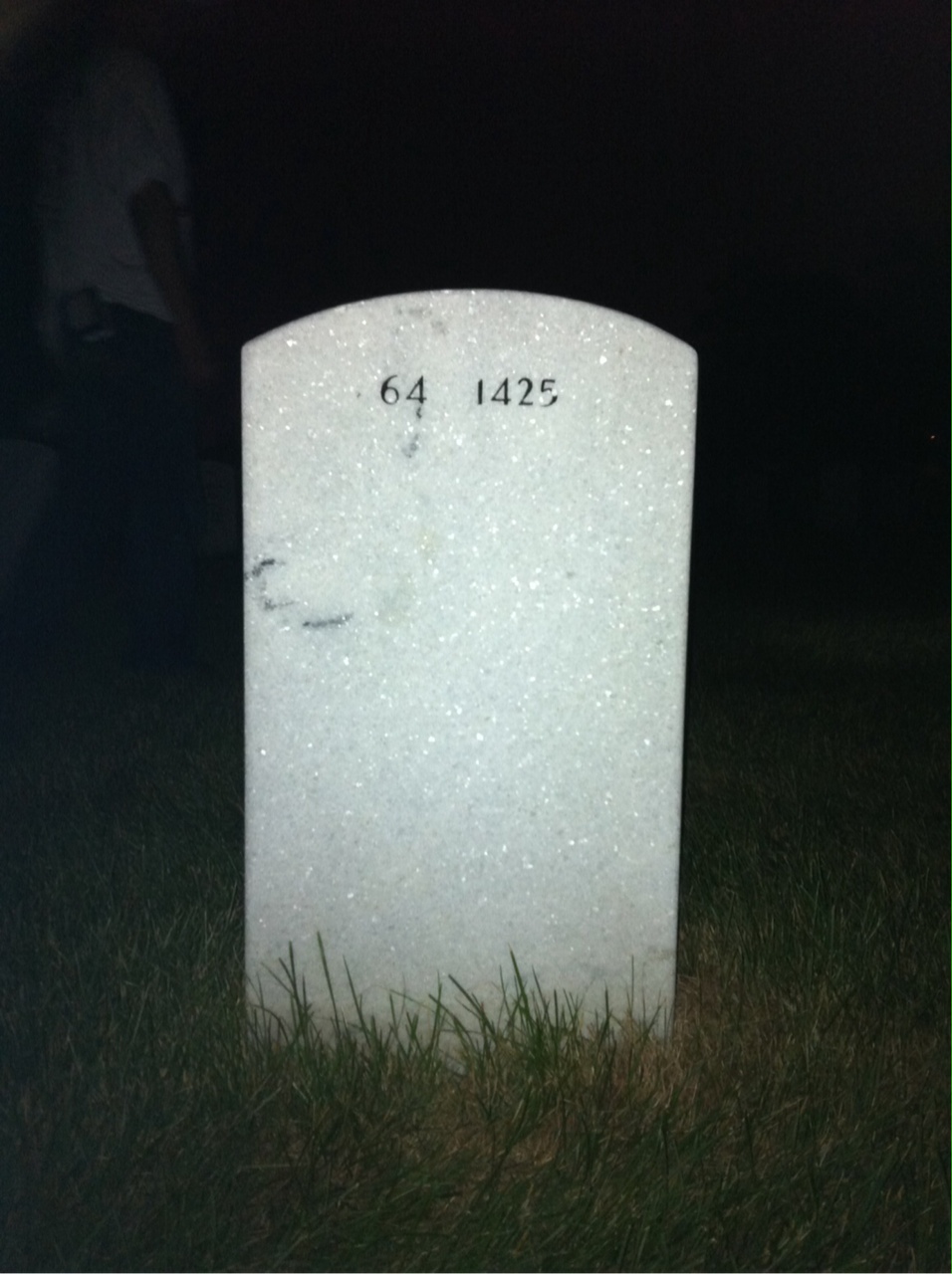 Back of headstone — Jonathan Macdonald