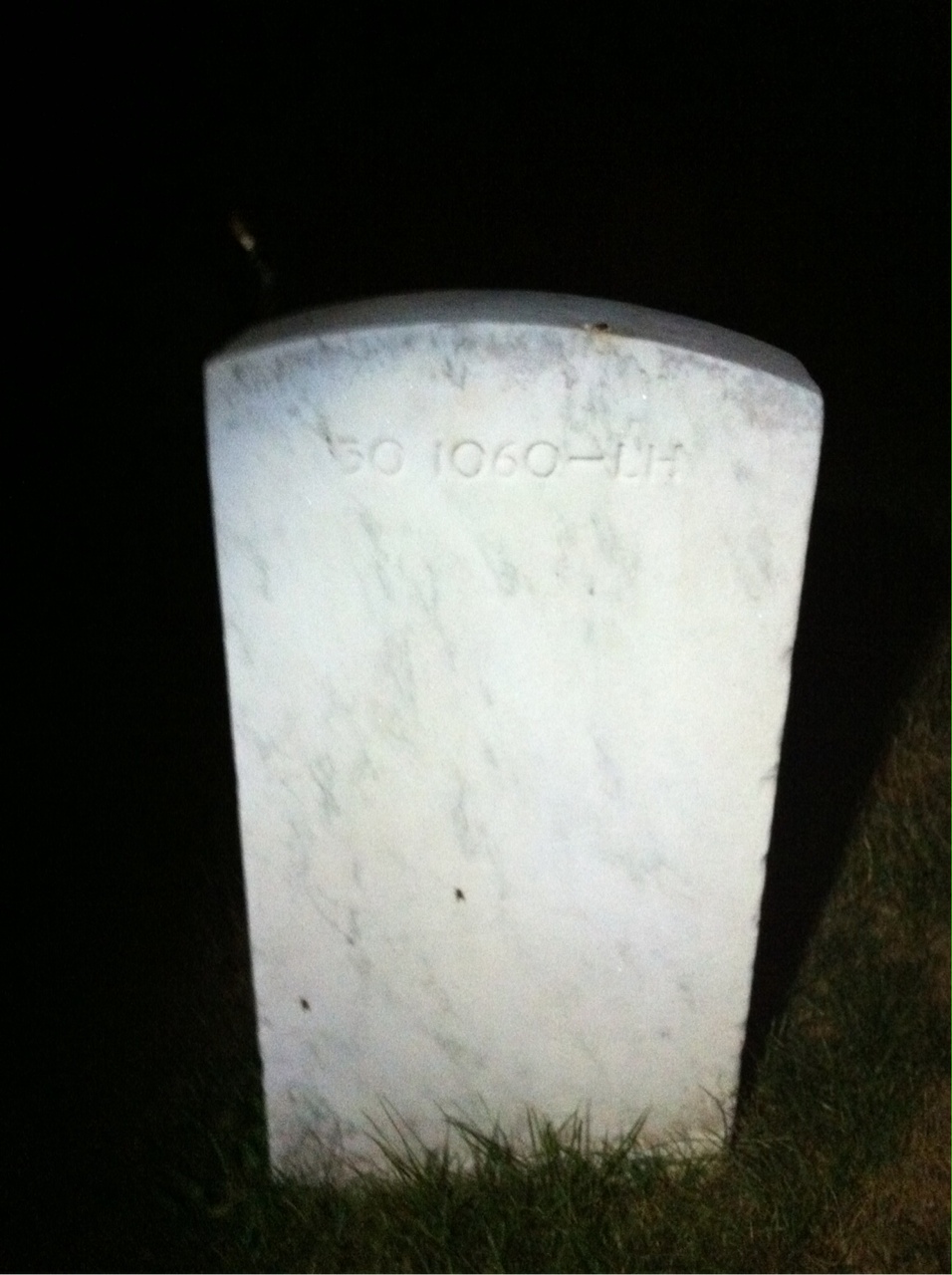 Back of headstone — Arthur Moscrip