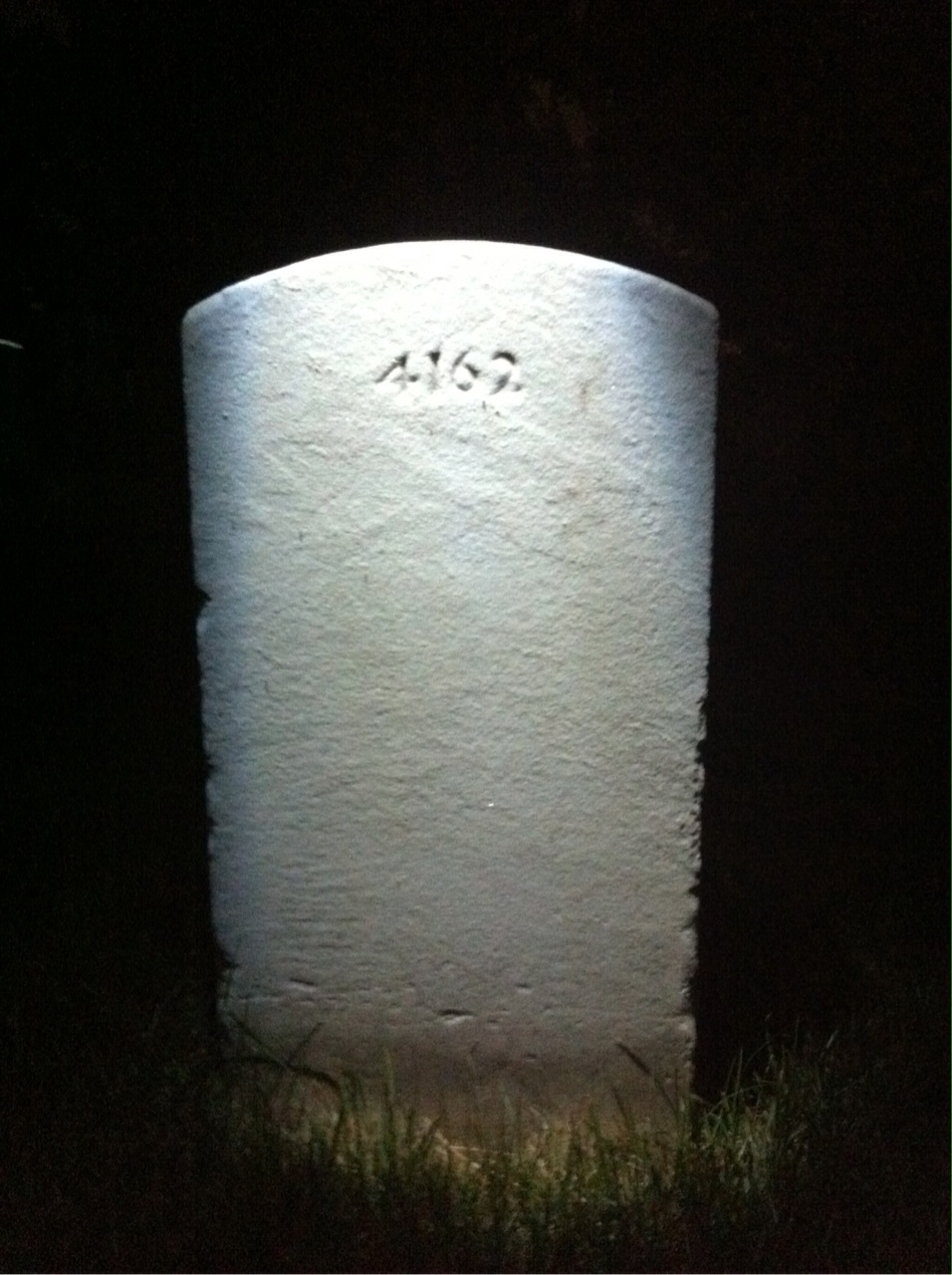 Back of headstone — Joe Bohoney