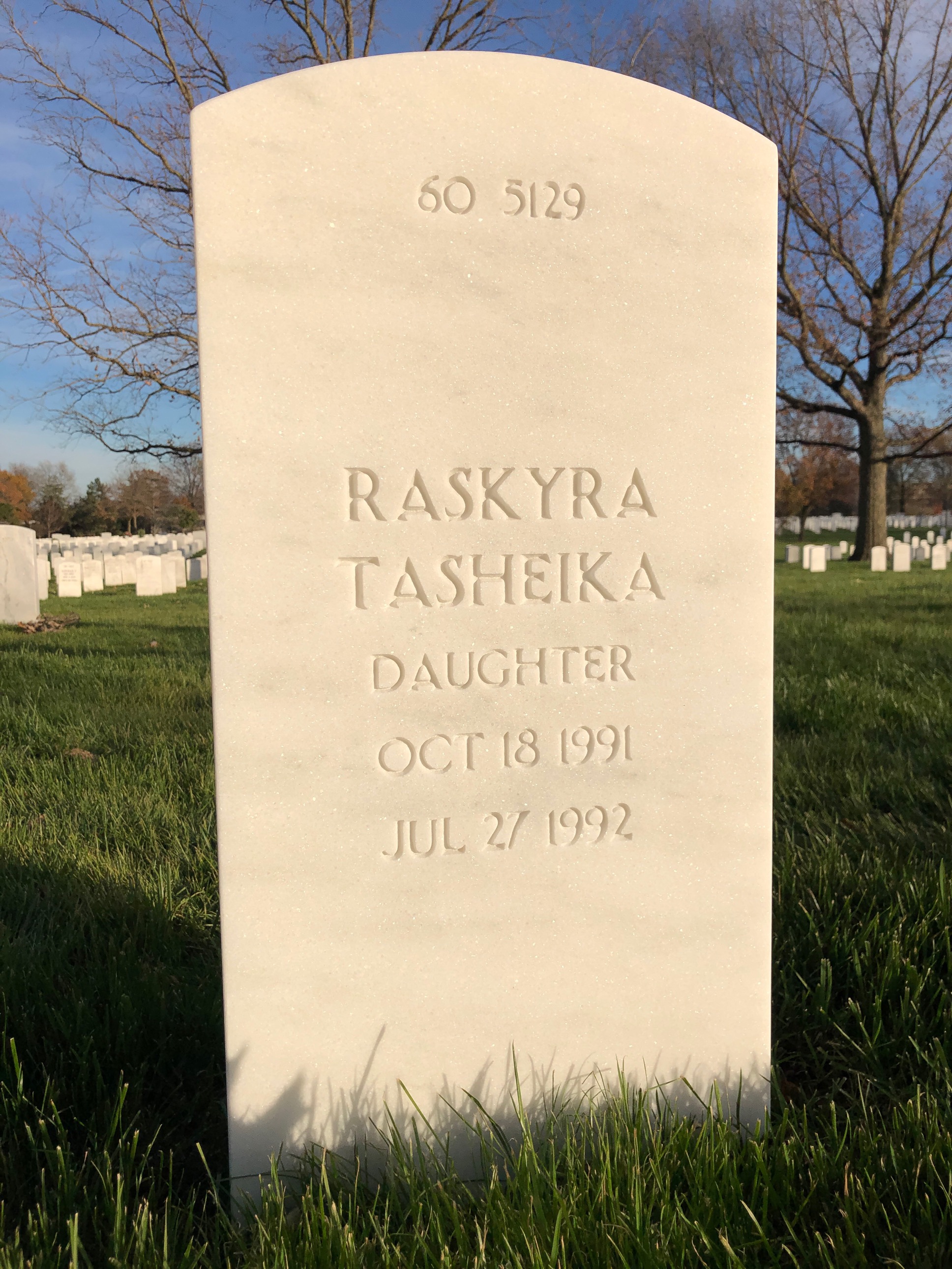 Back of headstone — Willie Patterson