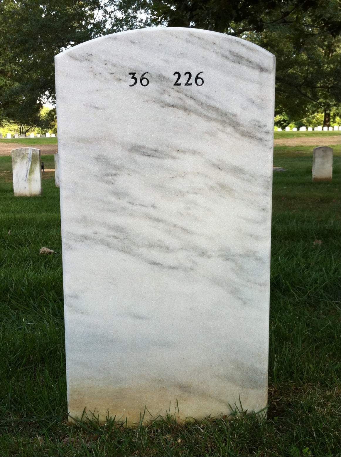 Back of headstone — Charles Stieglitz