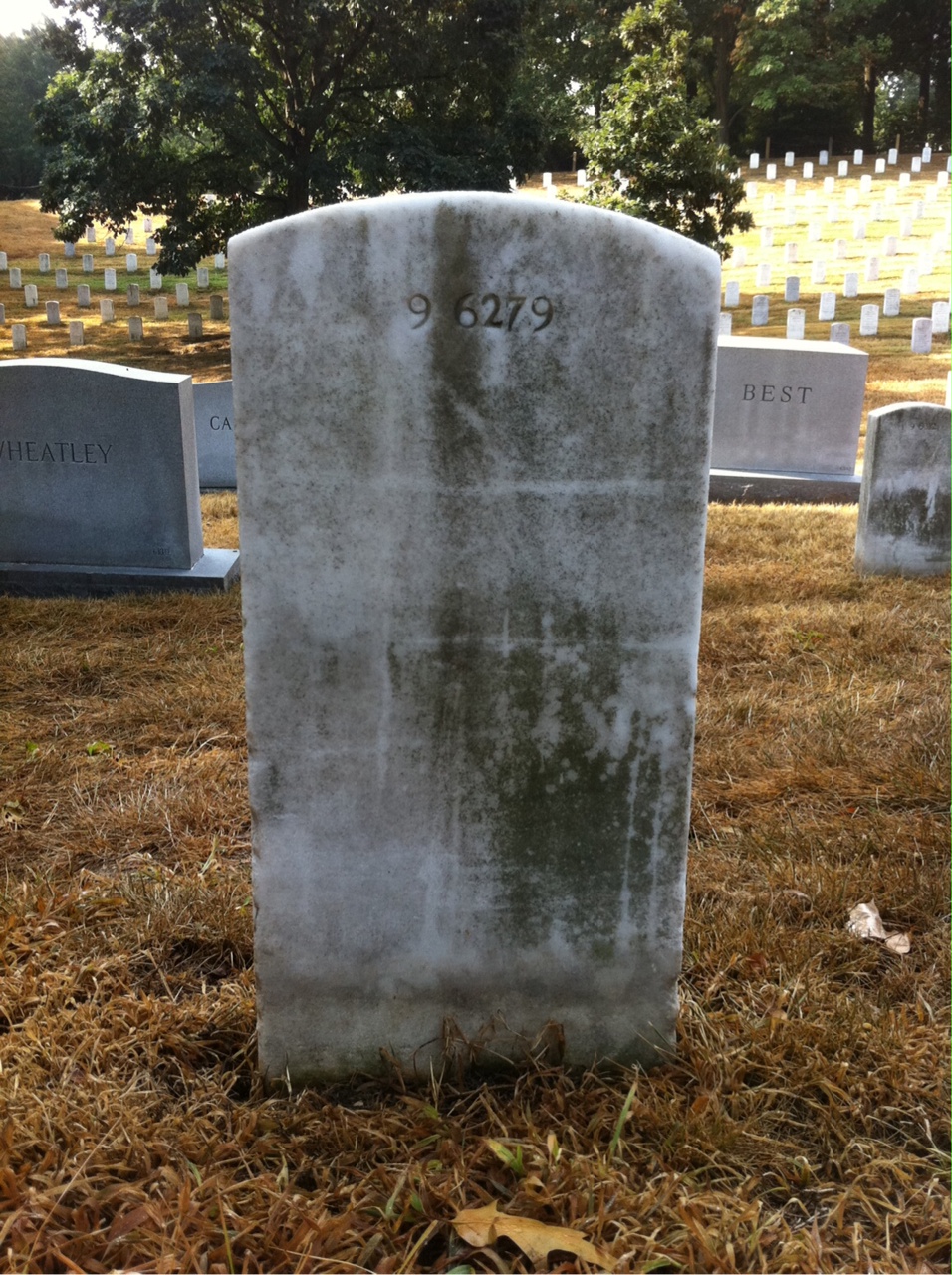 Back of headstone — Edward Murphy