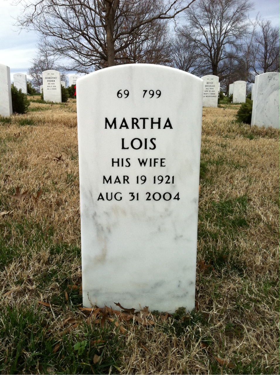 Back of headstone — Joseph O'Leary