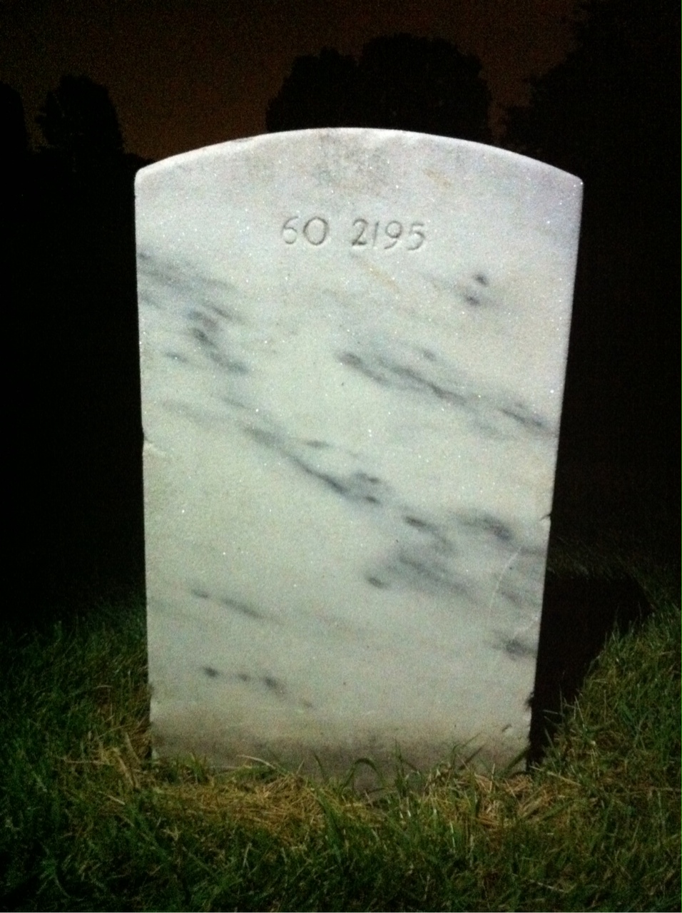 Back of headstone — Billy Wayne Polson