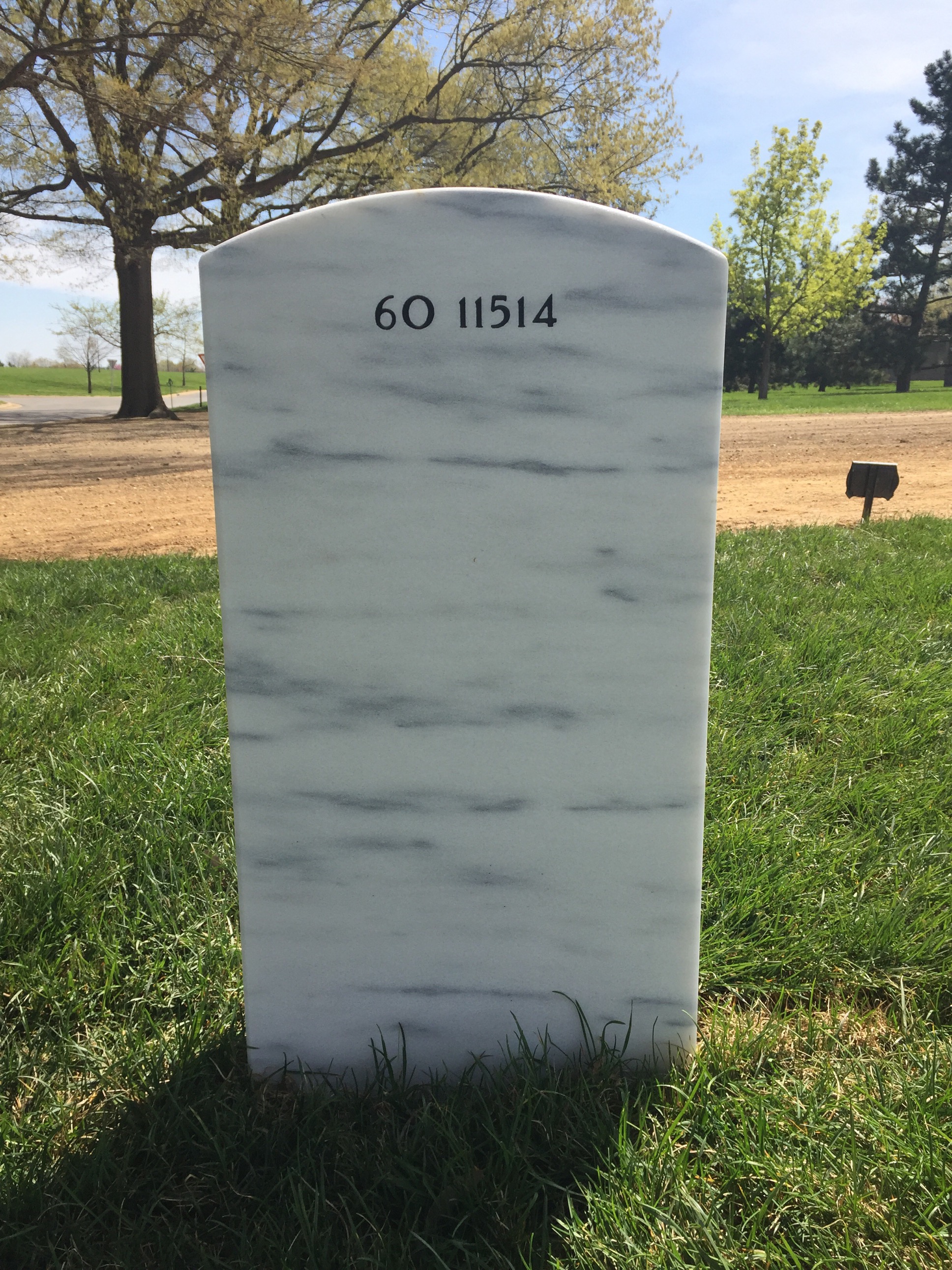 Back of headstone — Vaughn Pierrelucero Canlas