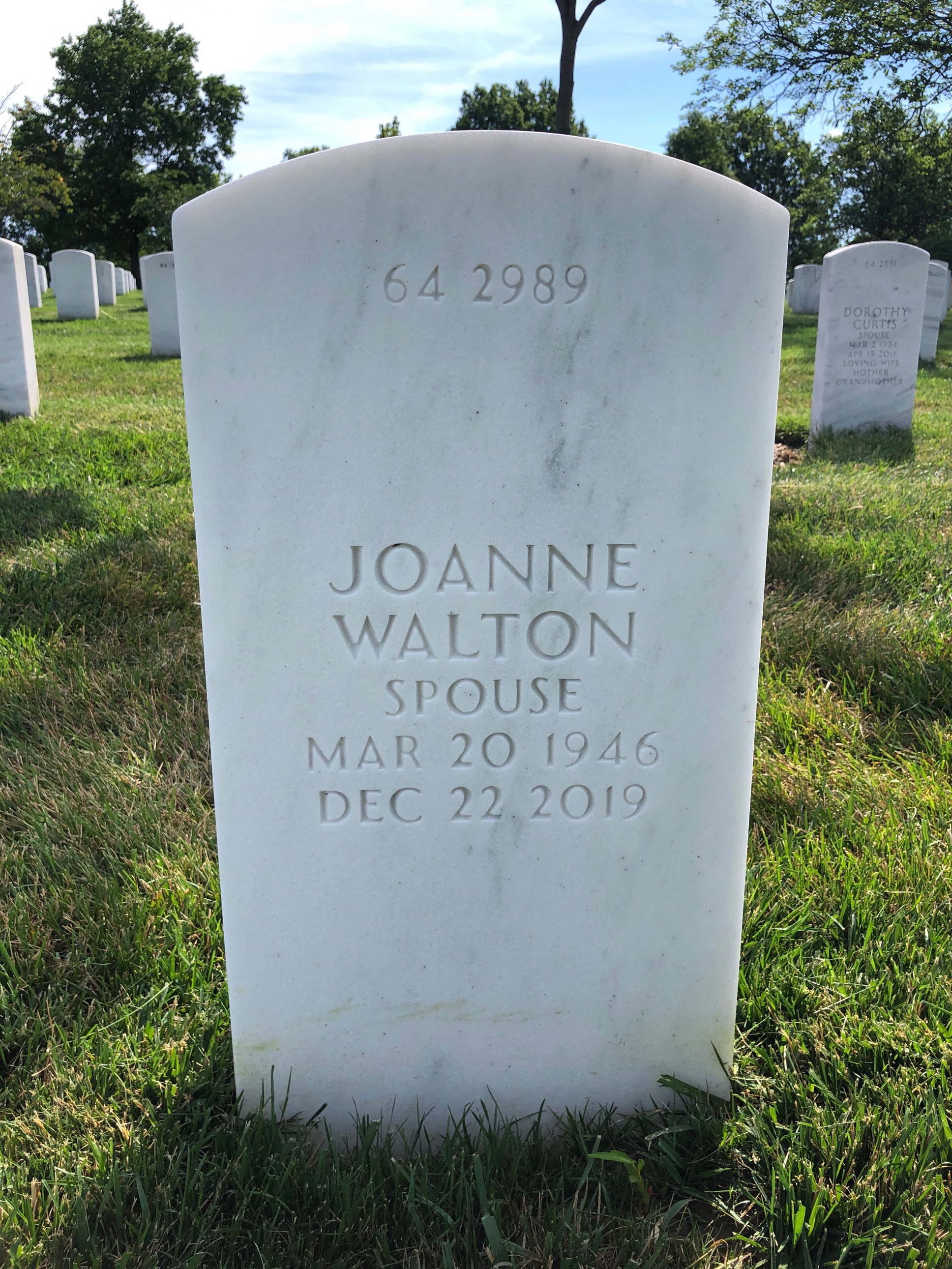 Back of headstone — Robert Scruggs
