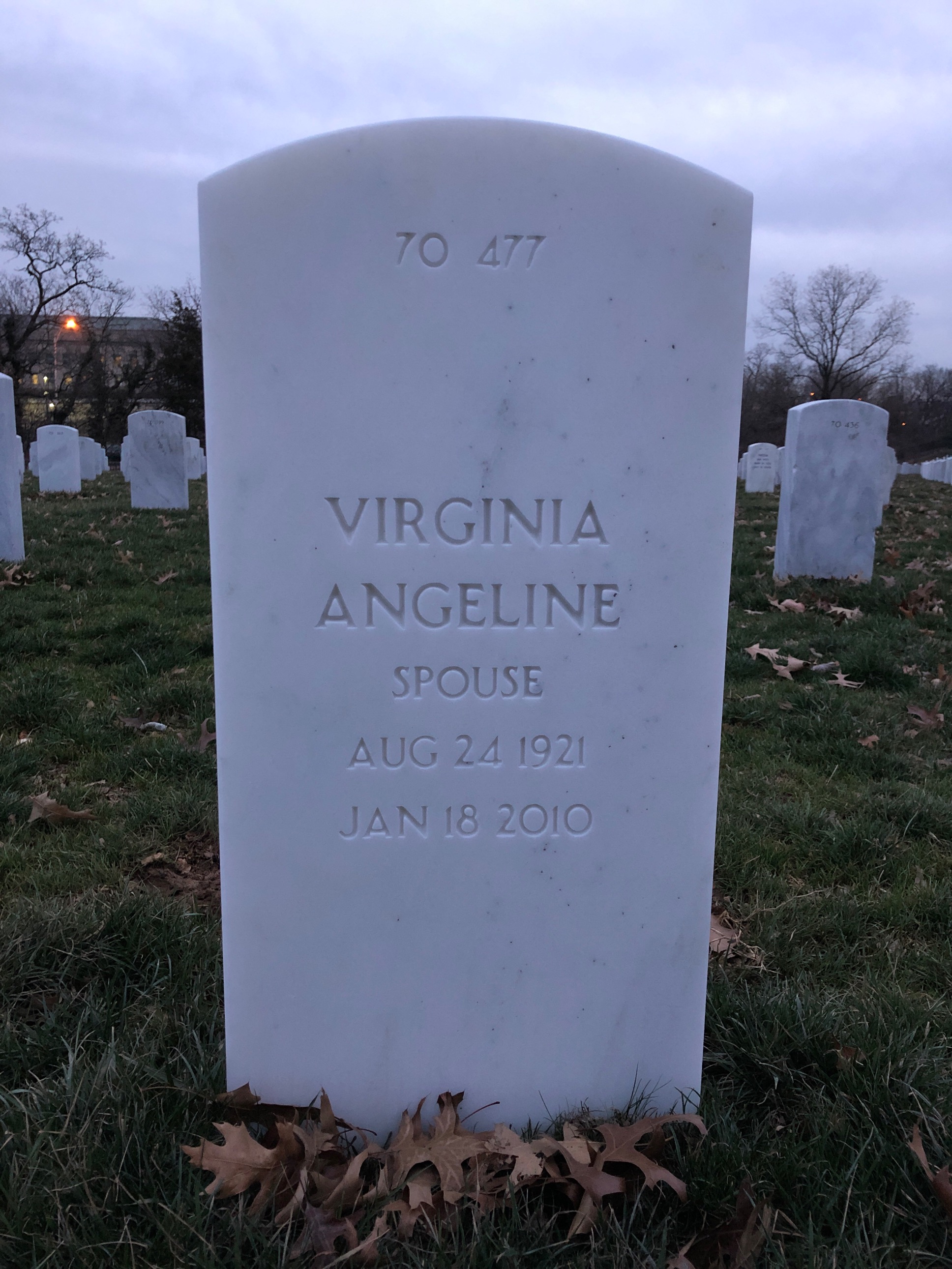 Back of headstone — Keith Myers