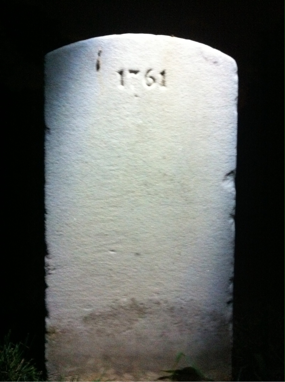 Back of headstone — William Murphy