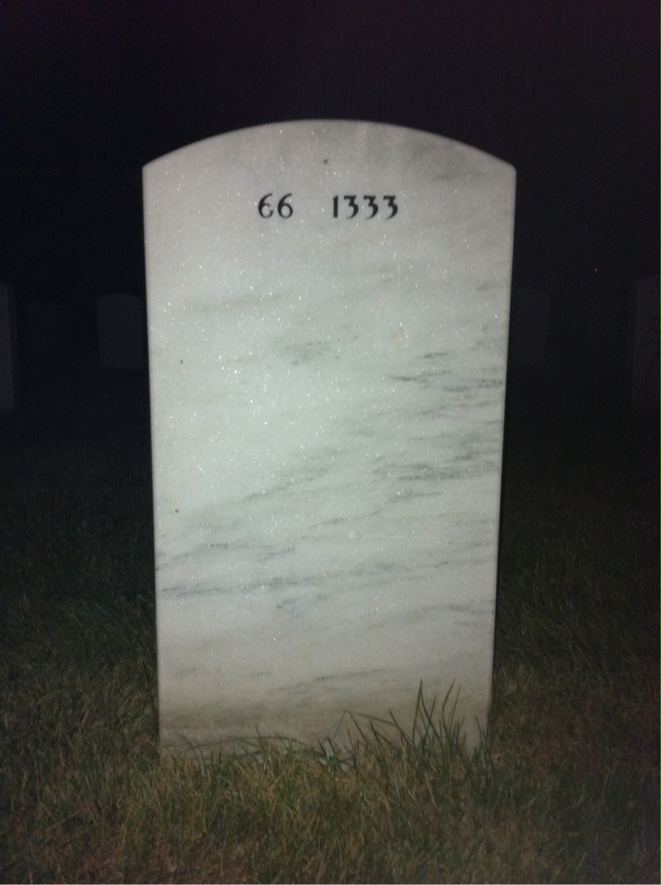 Back of headstone — Anthony Ripley