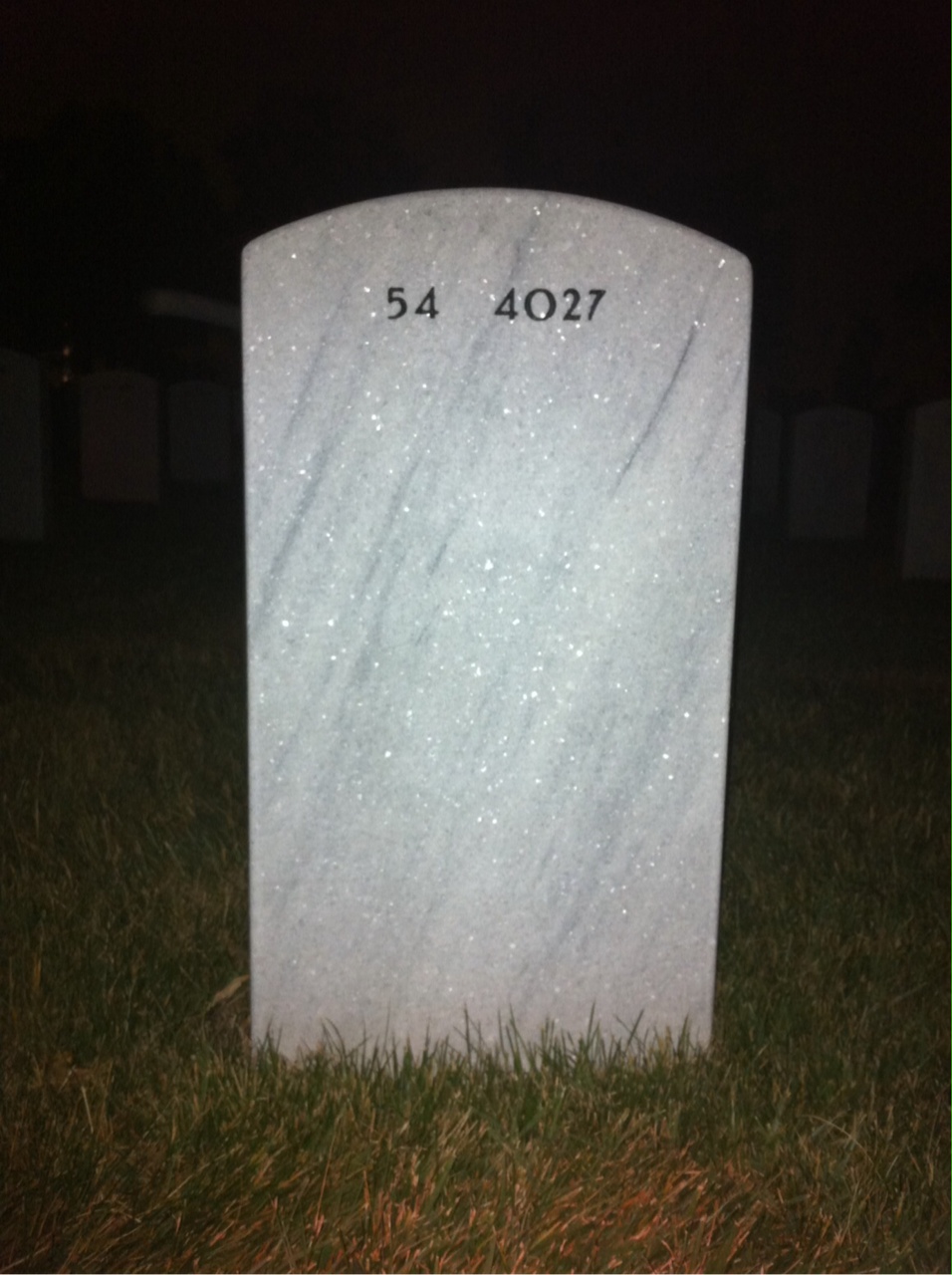 Back of headstone — Thomas Curfs