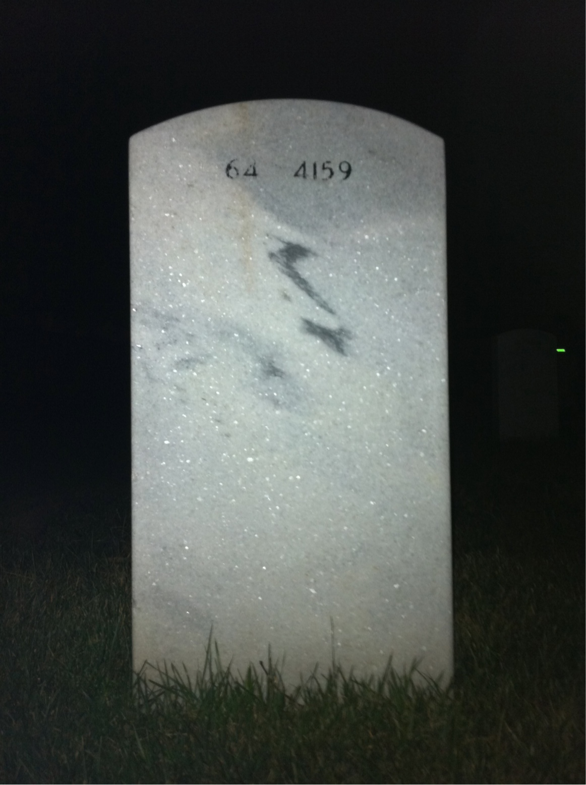 Back of headstone — Raymond Wilson