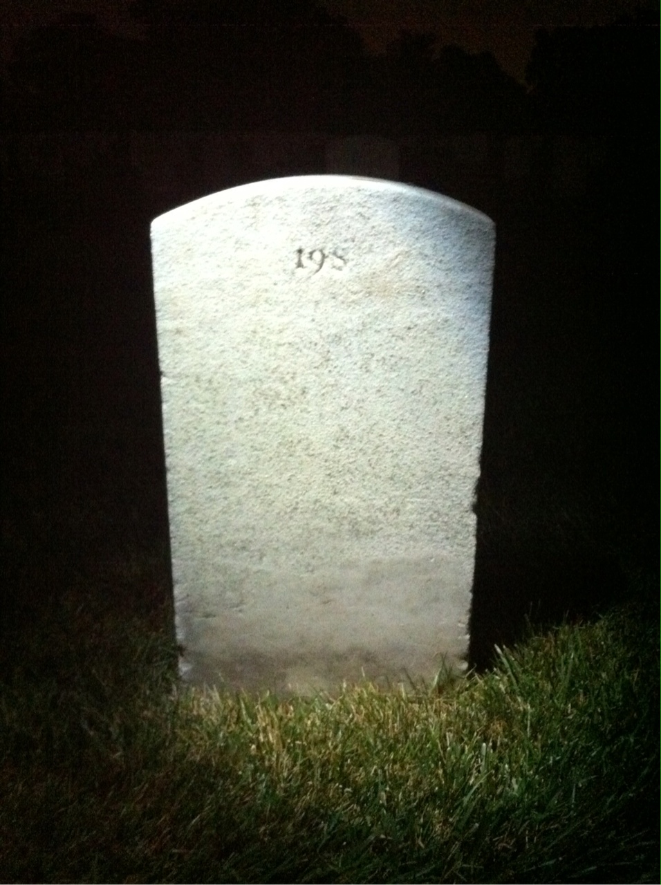 Back of headstone — Francie Murphy