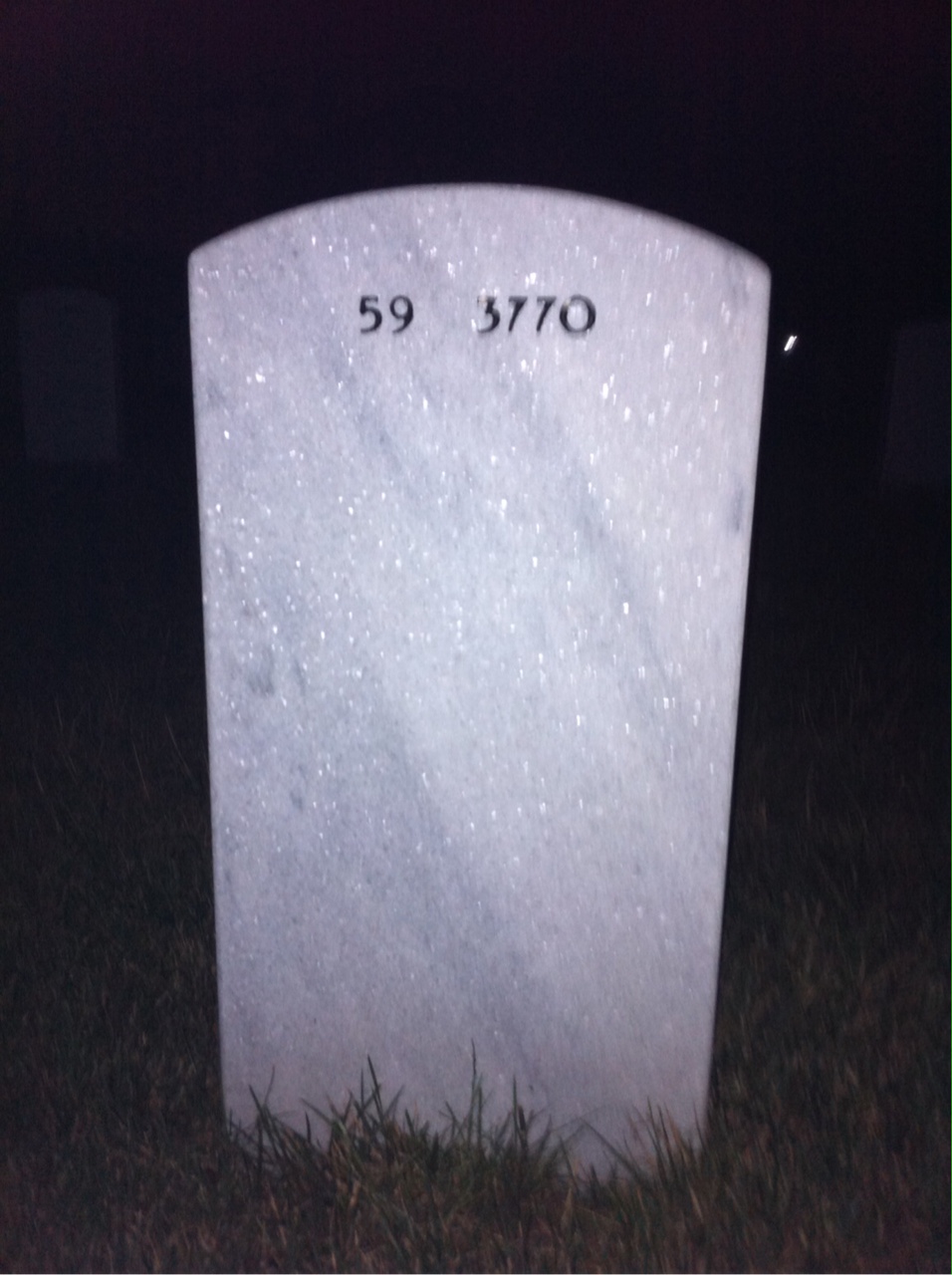Back of headstone — Robert Jolliff
