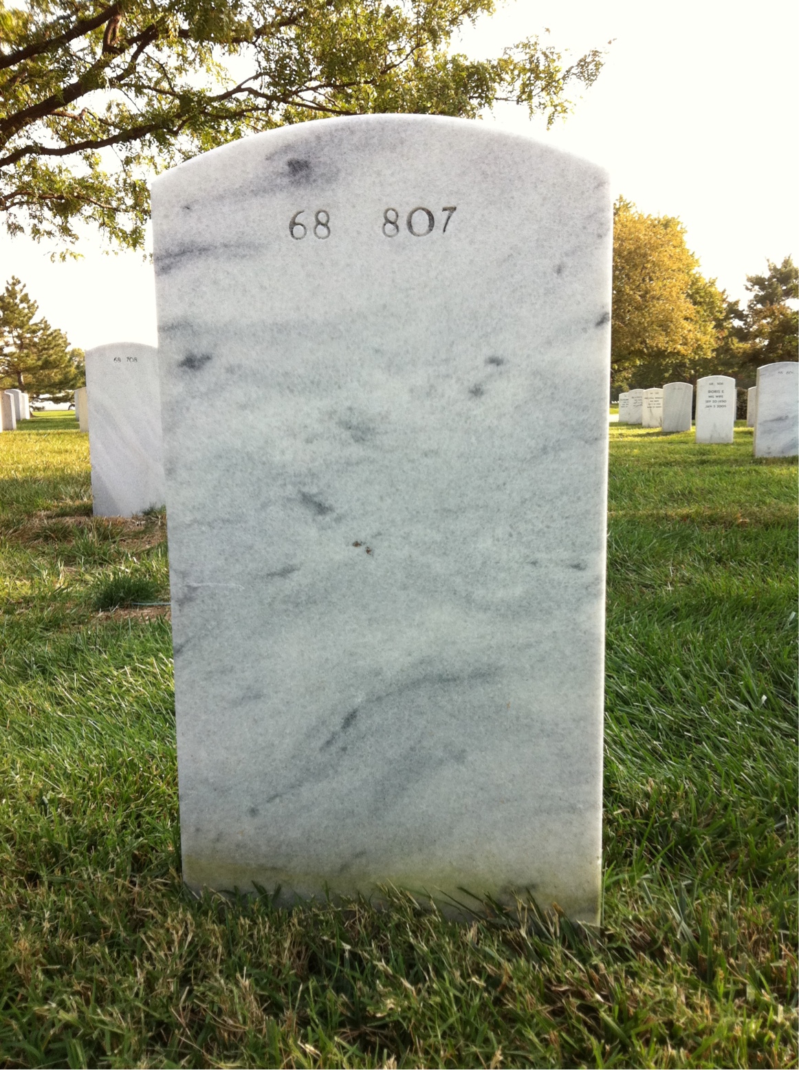 Back of headstone — Thomas Bryant