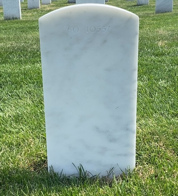 Back of headstone — Joshua Bowden