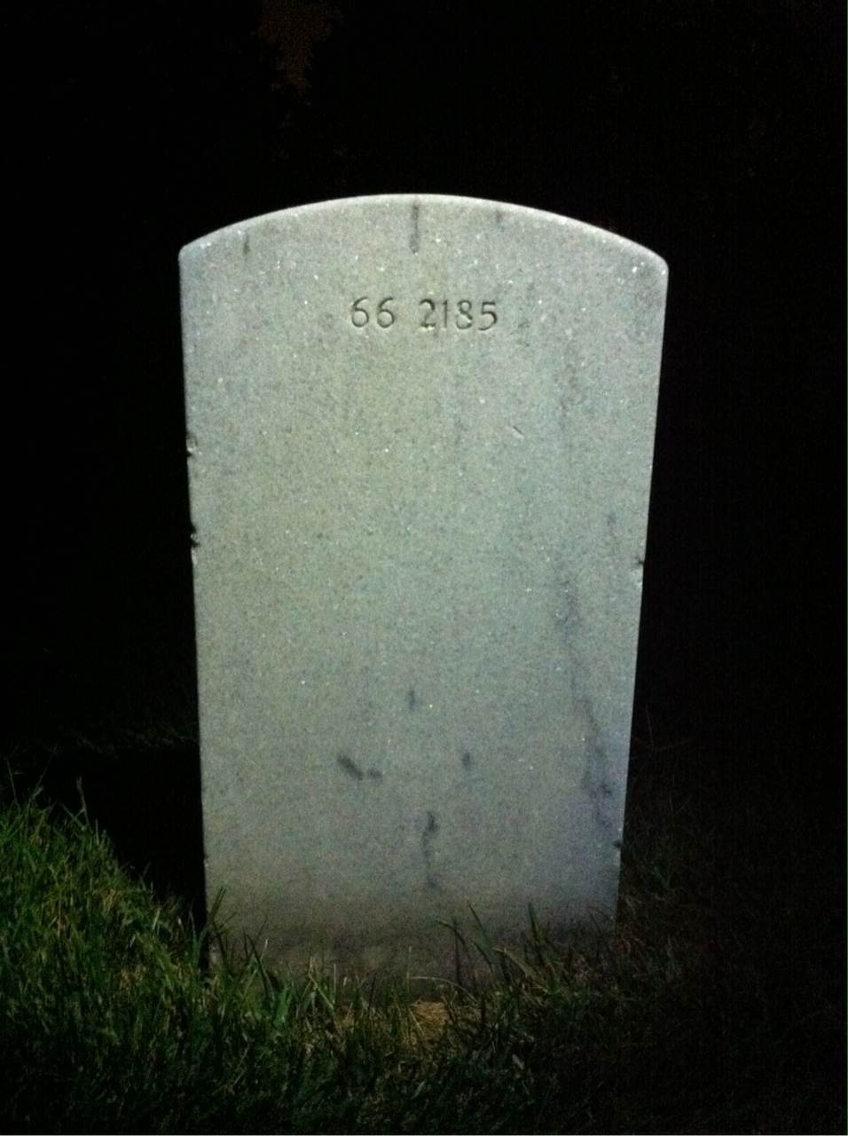Back of headstone — James Mcintyre