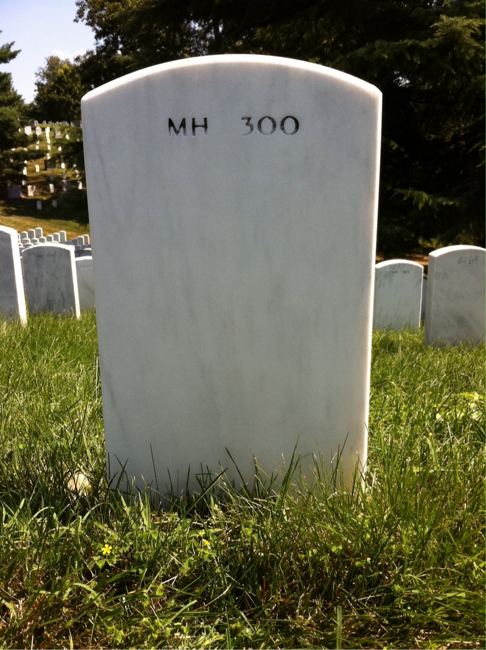 Back of headstone — Kristofor T Stonesifer