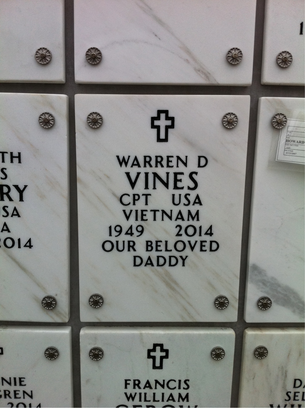 Warren Daniel Vines