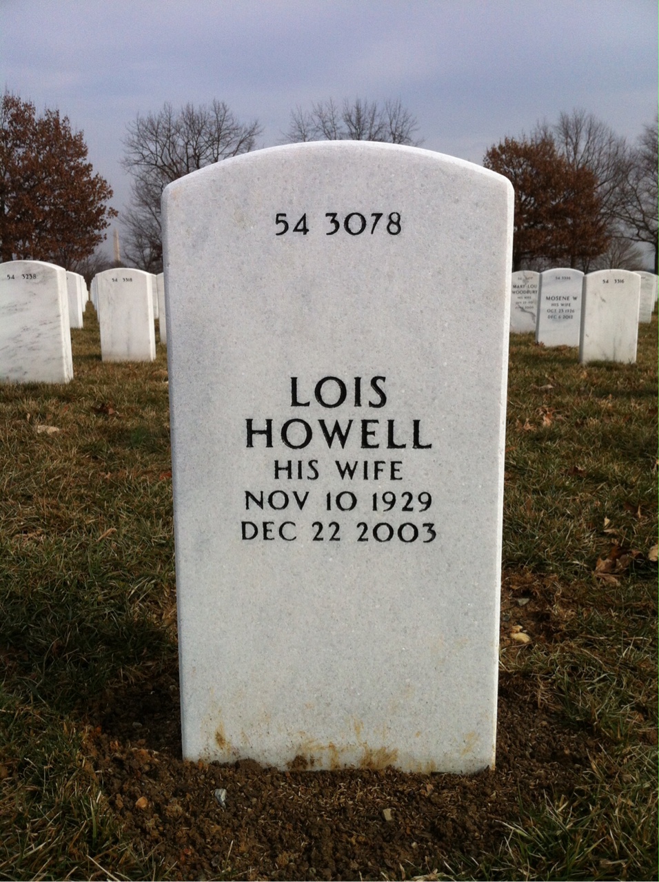 Back of headstone — Robert Reynolds