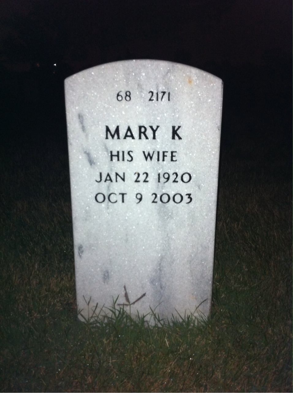 Back of headstone — Henry Schardt