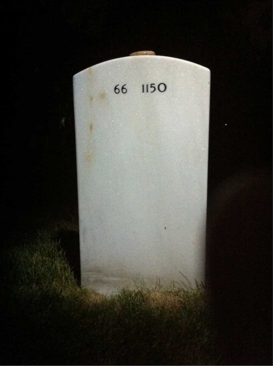 Back of headstone — Robert Rothwell