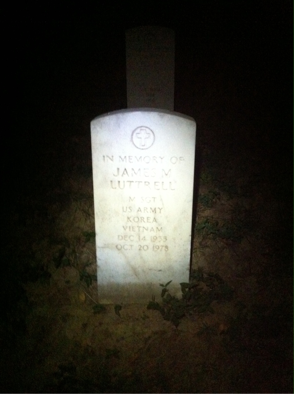 Headstone of James Martin Luttrell