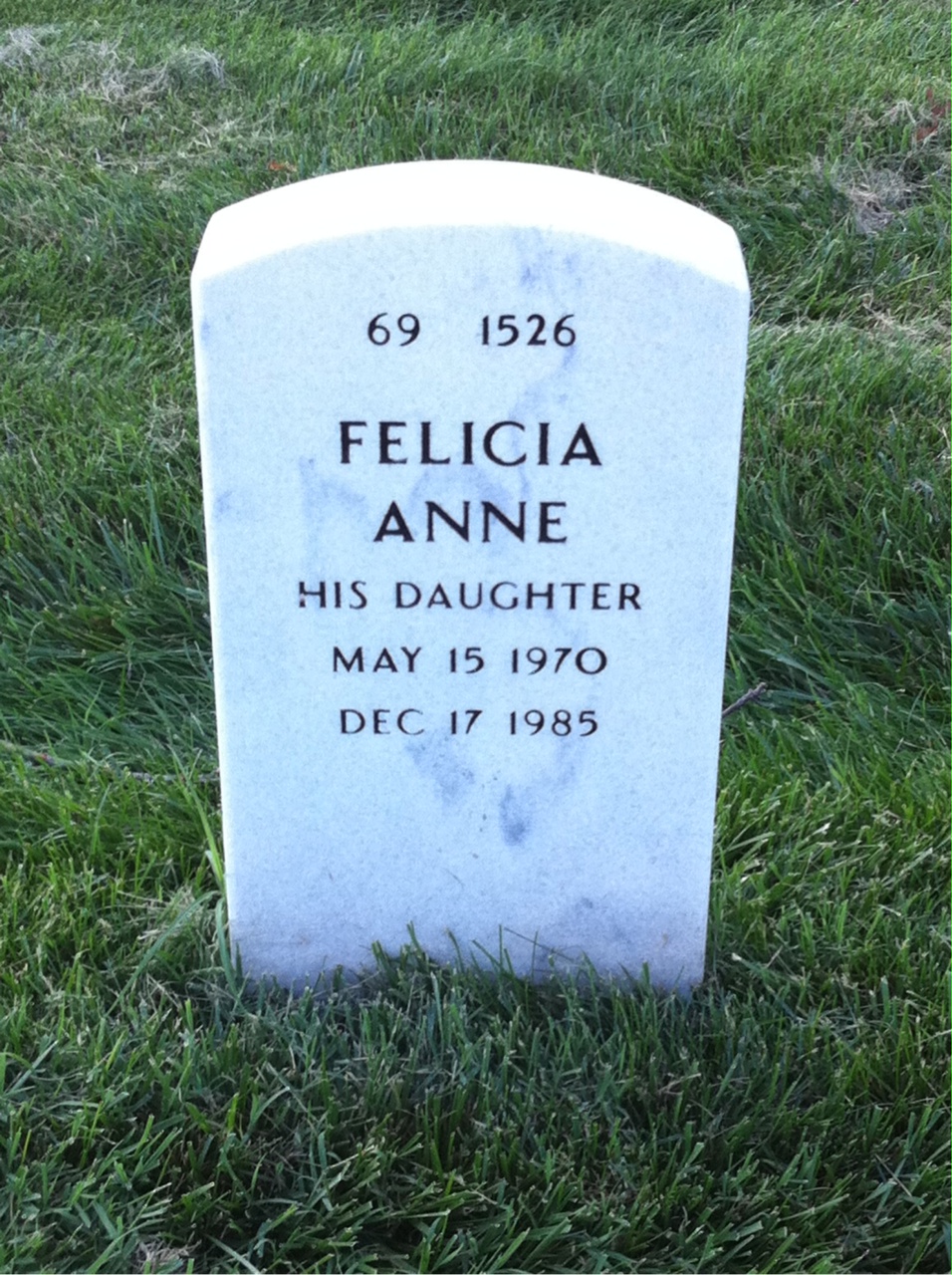Back of headstone — Joseph Koty