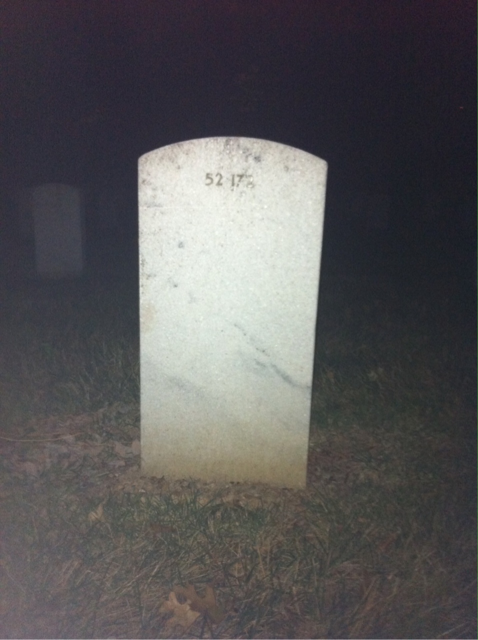 Back of headstone — David Arthur Thimmer