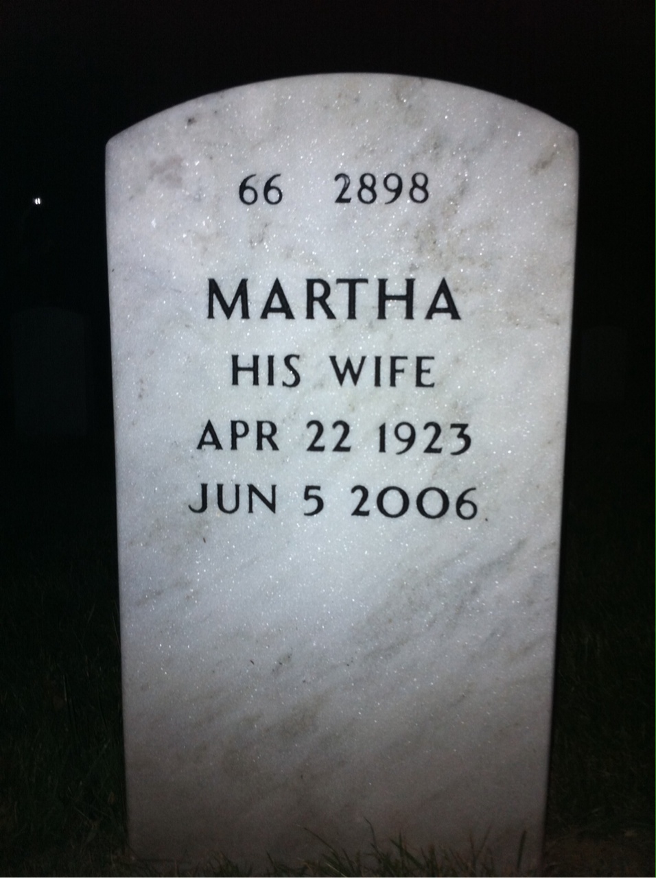 Back of headstone — Arnold Levine