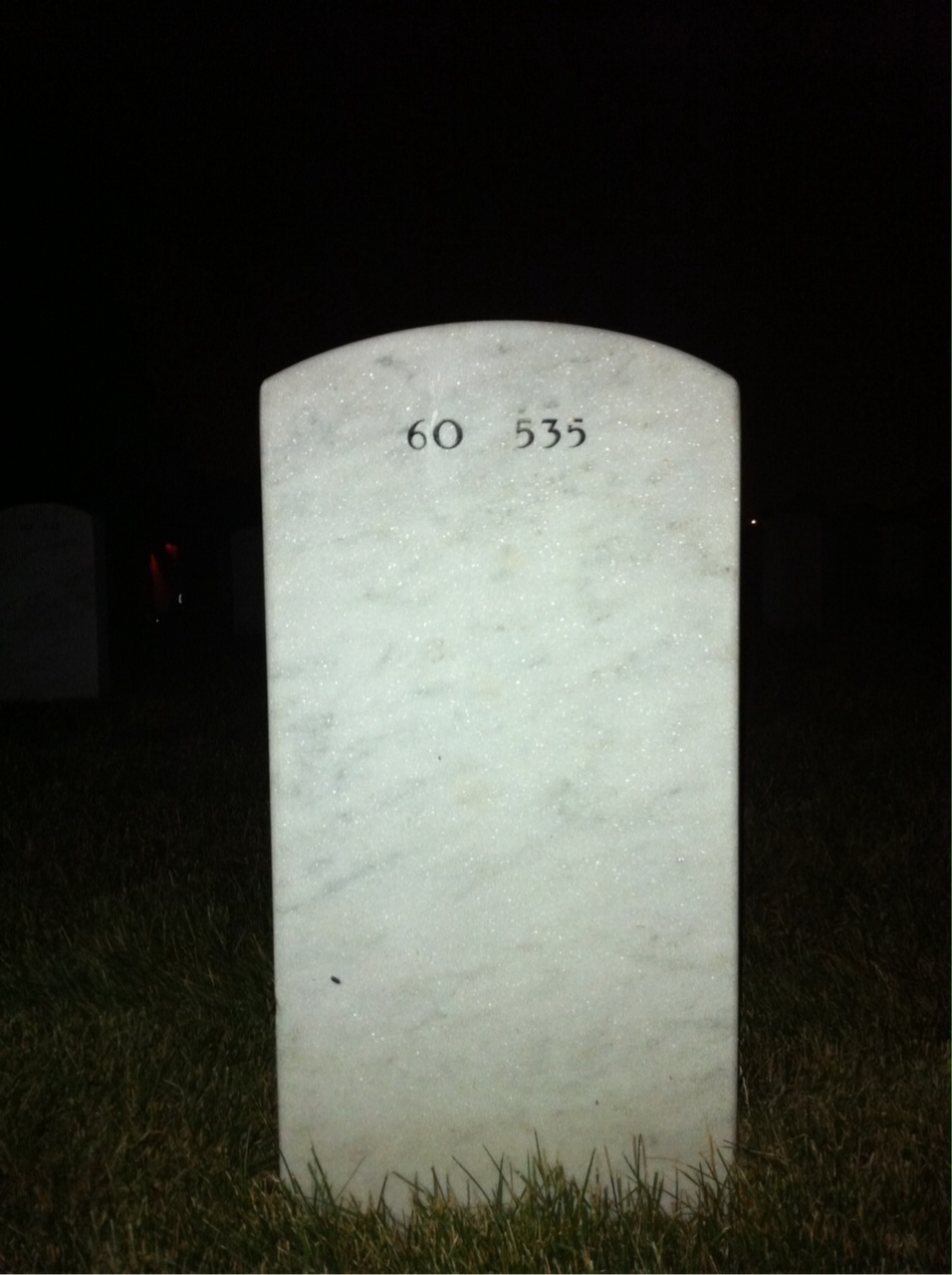 Back of headstone — William Turner
