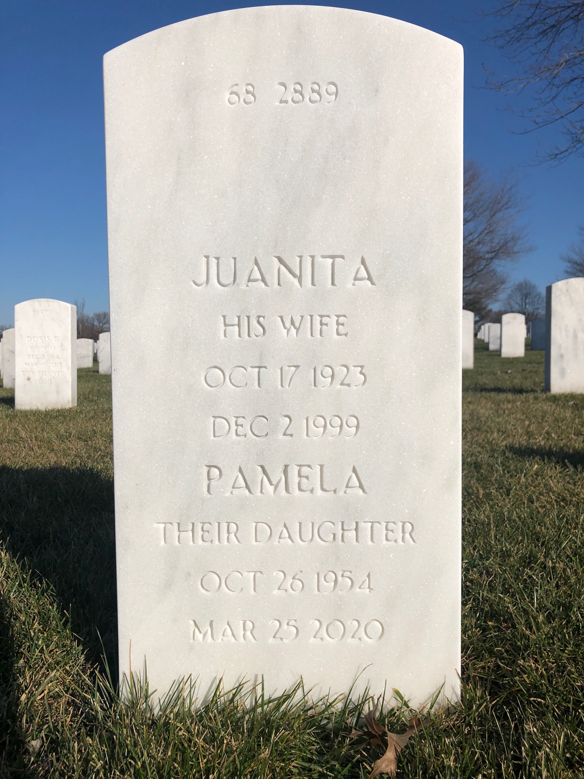 Back of headstone — Isaac Grasty