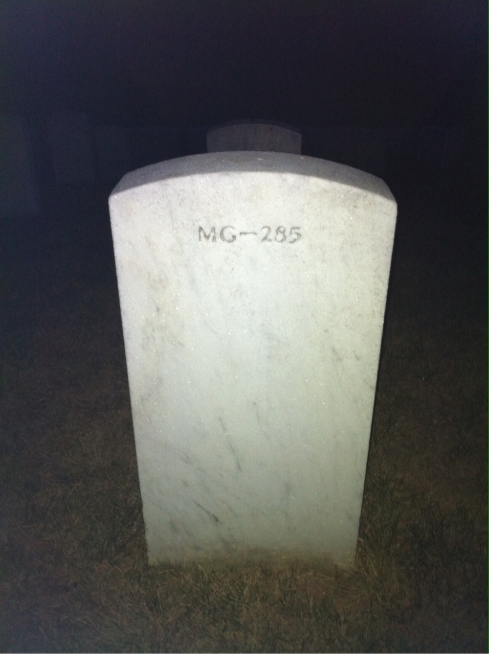 Back of headstone — Michael Bailey