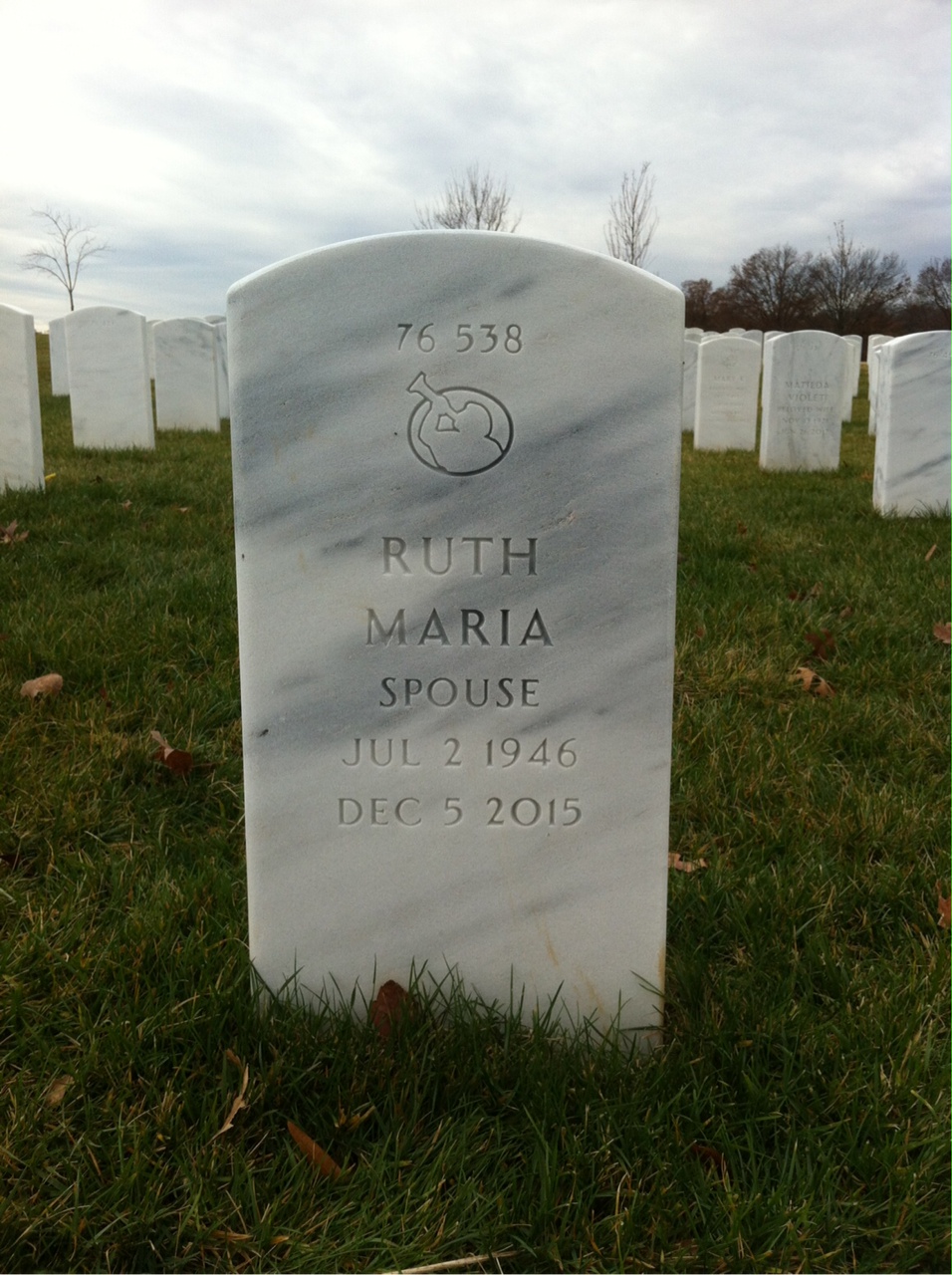 Back of headstone — Sheldon L Mather