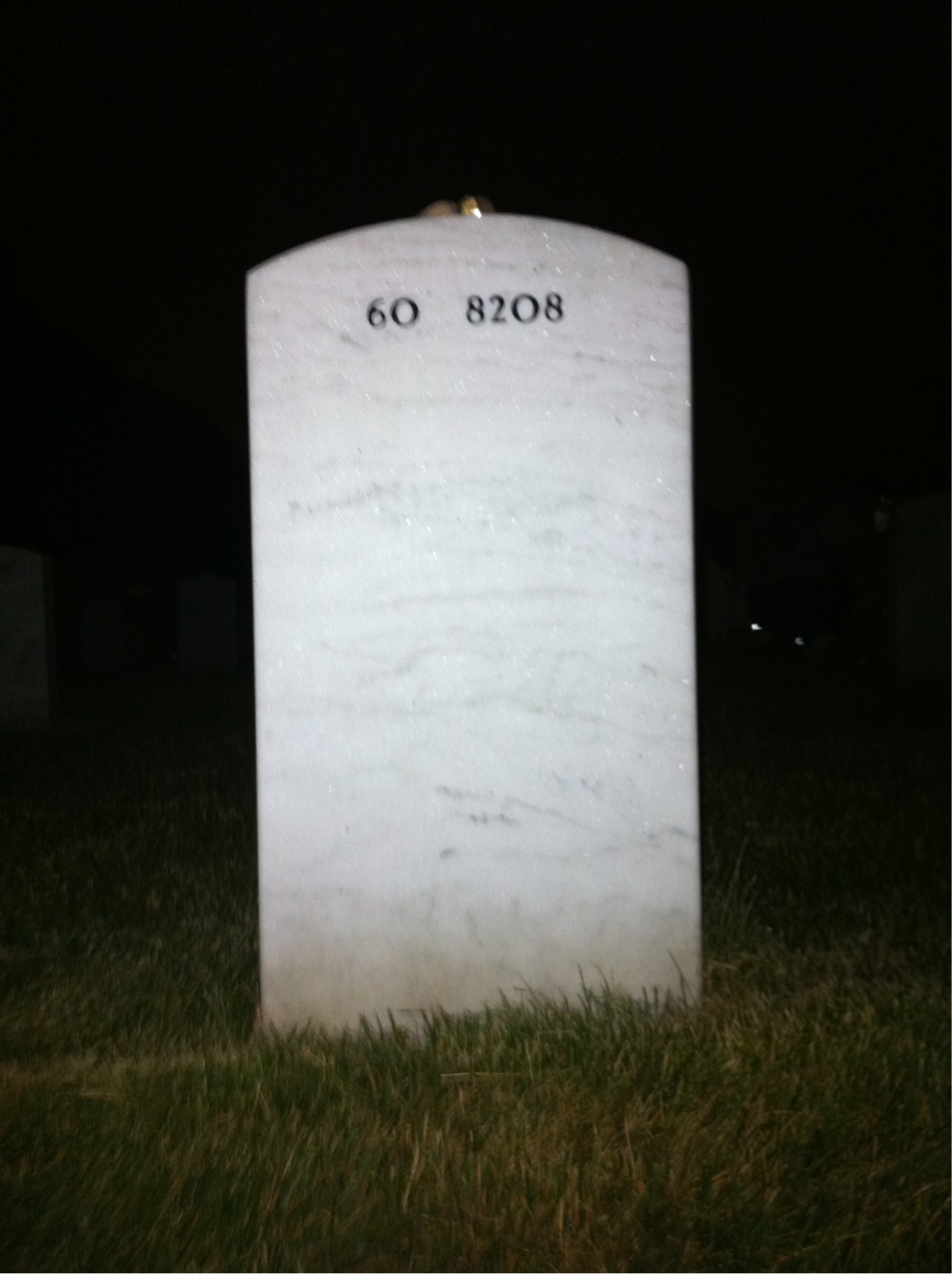 Back of headstone — Timothy Bell