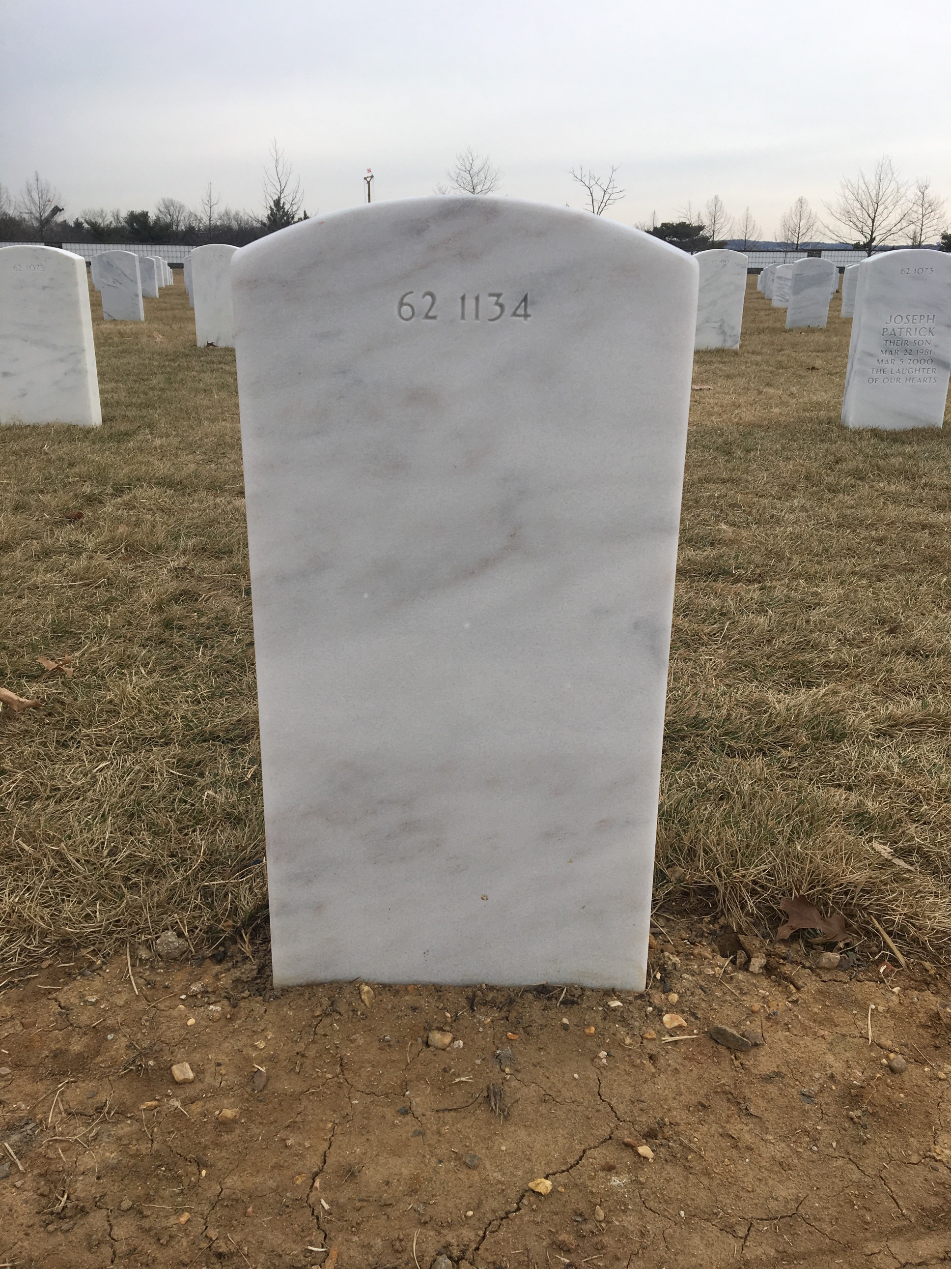 Back of headstone — Andrew Fortson