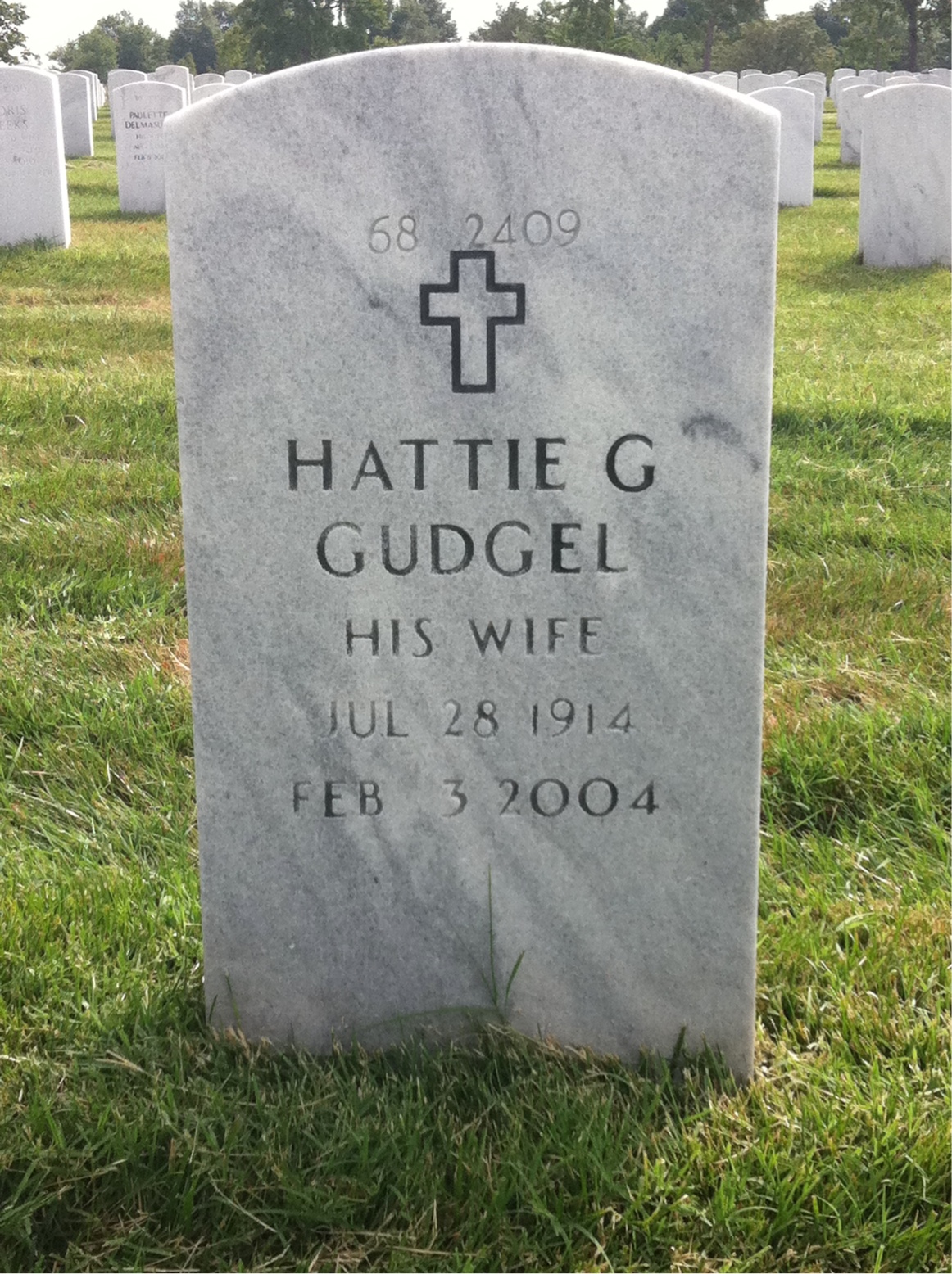 Back of headstone — Frank Taccarino