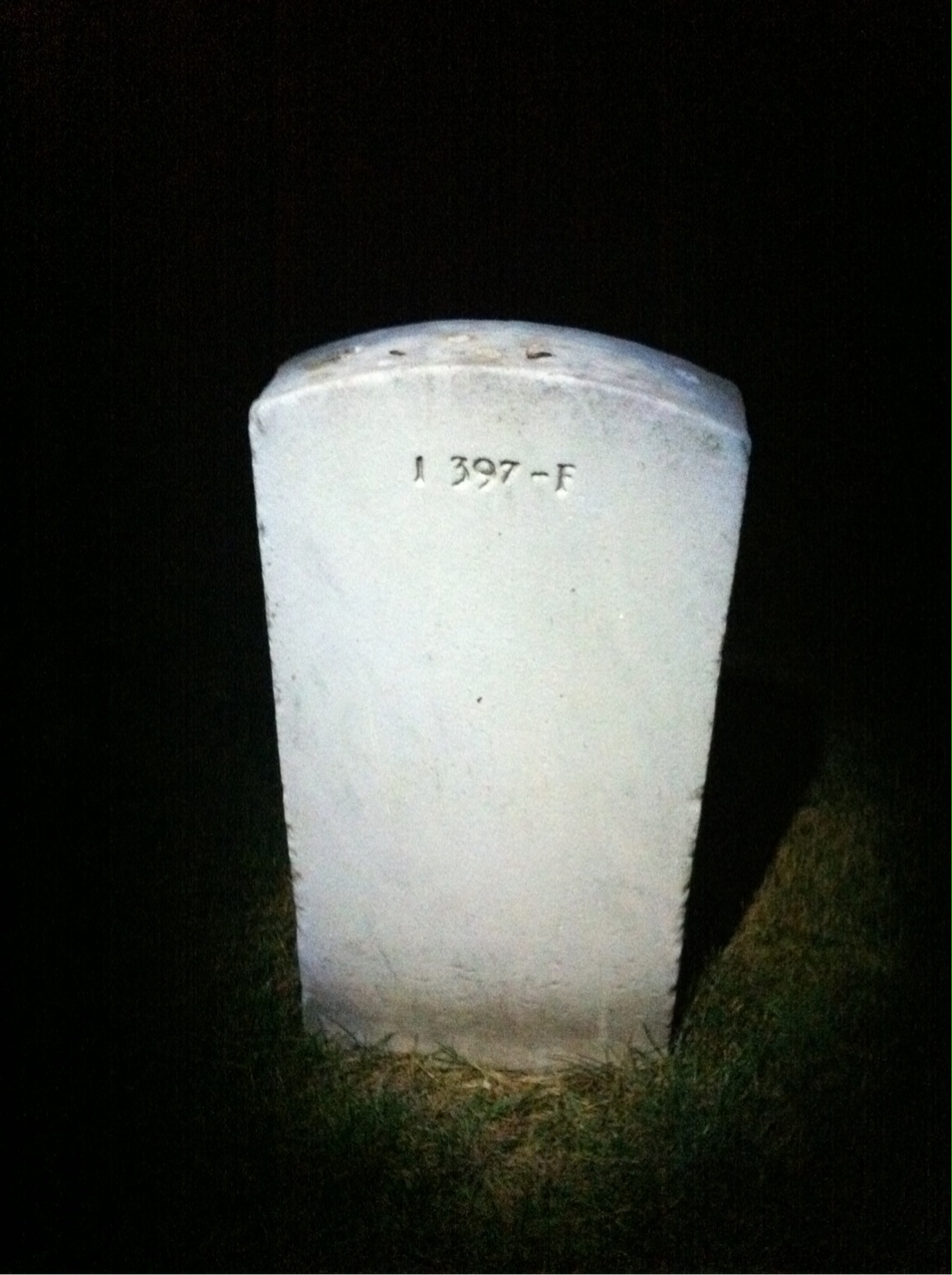 Back of headstone — Kendrick Murphy