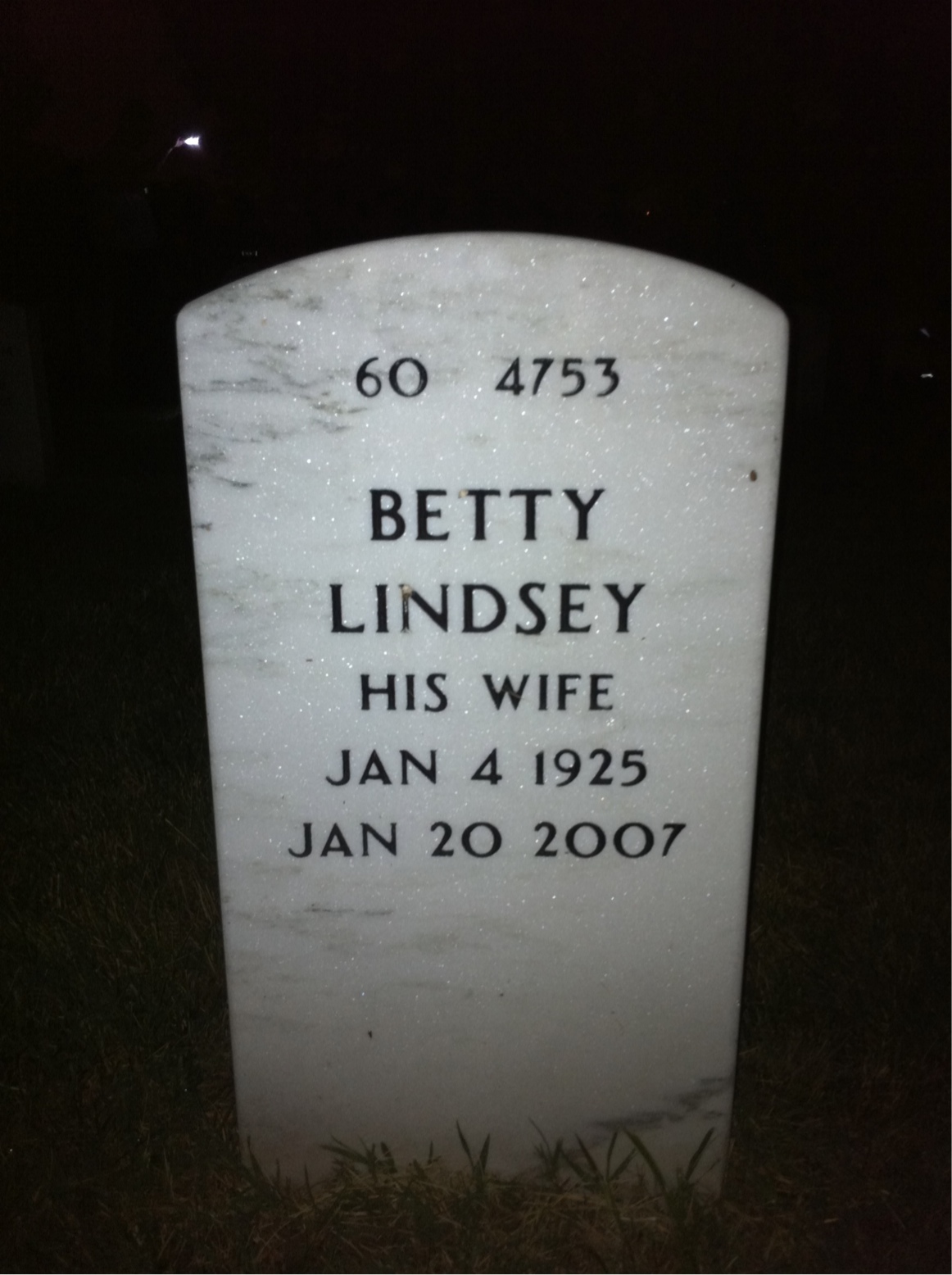 Back of headstone — Richard Jones