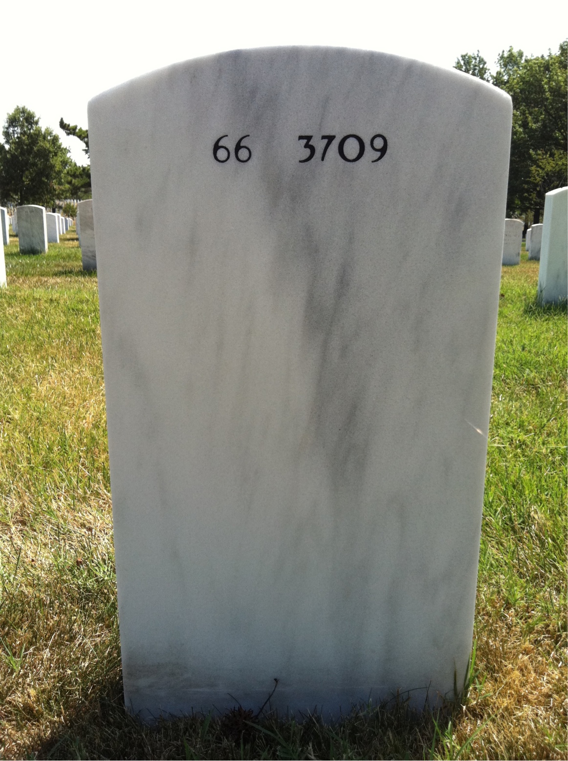 Back of headstone — Phillips Montgomery