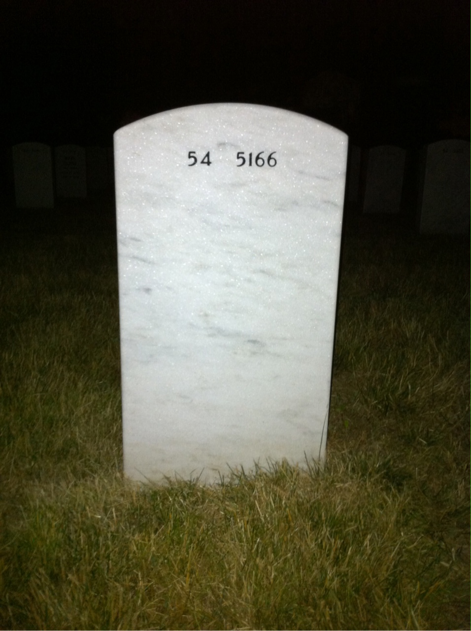 Back of headstone — Richard Kappler