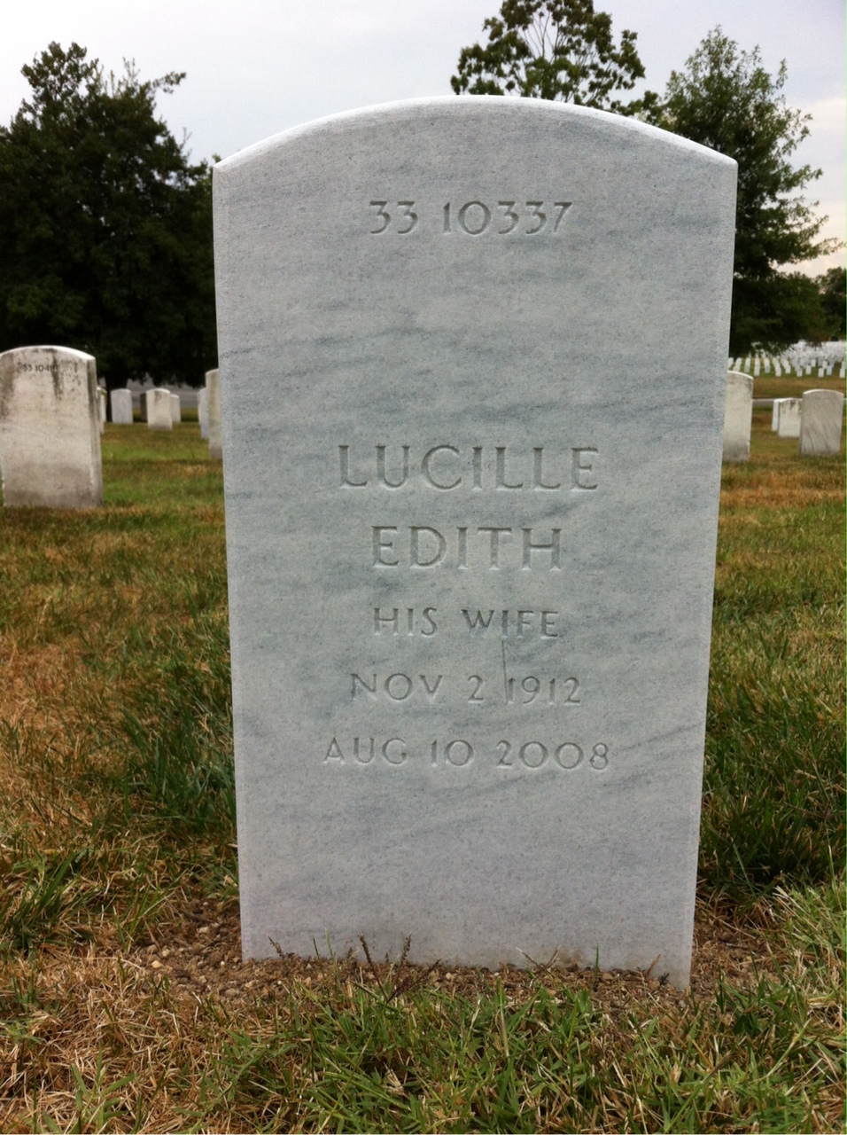 Back of headstone — Anthony Kozel